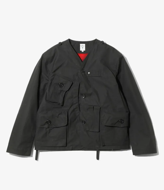 Tenkara Jacket - Black - Waxed Cotton sold by South2West8