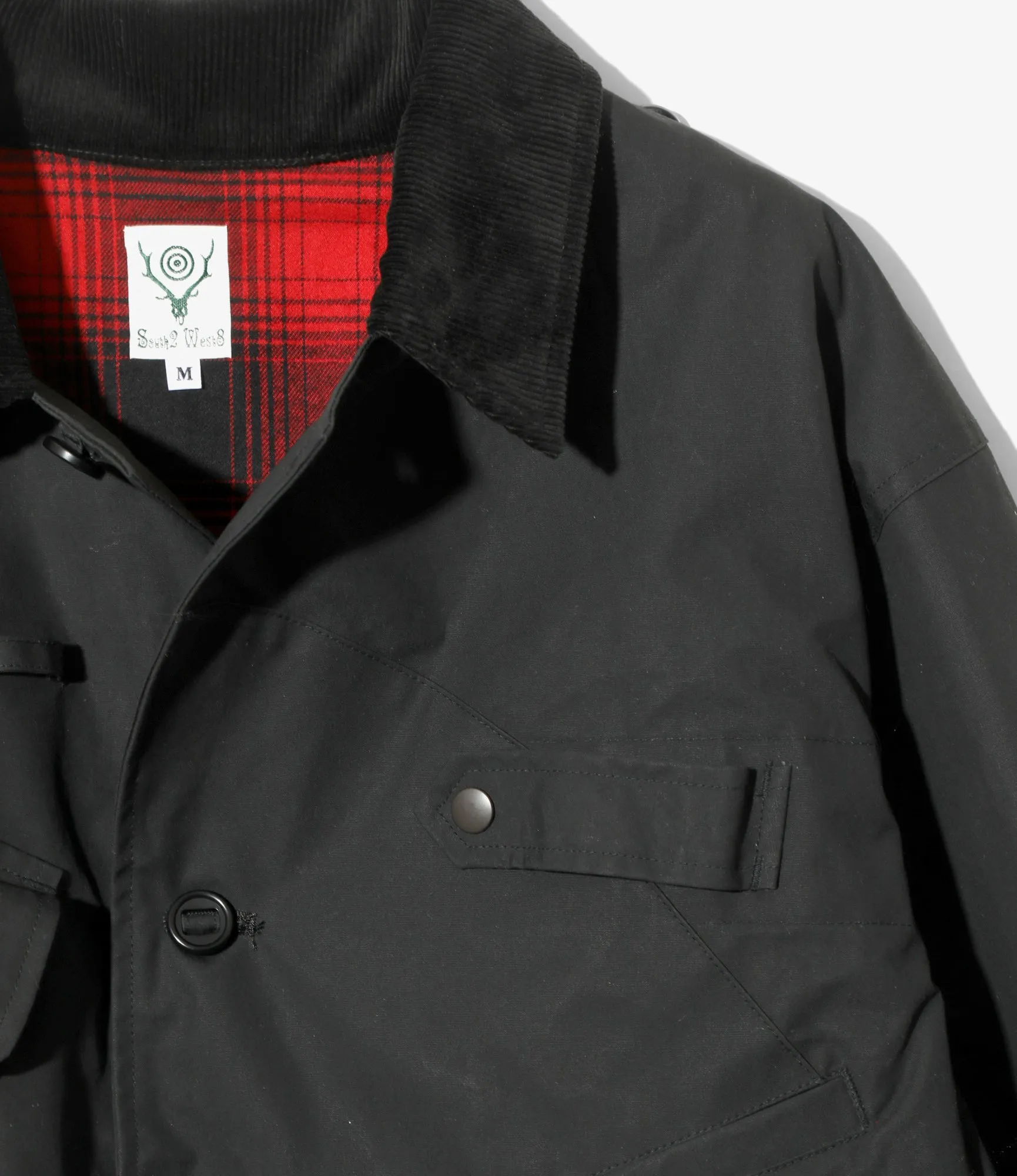 Tenkara Shirt Jacket - Black - Waxed Cotton sold by South2West8 product image thumbnail 2