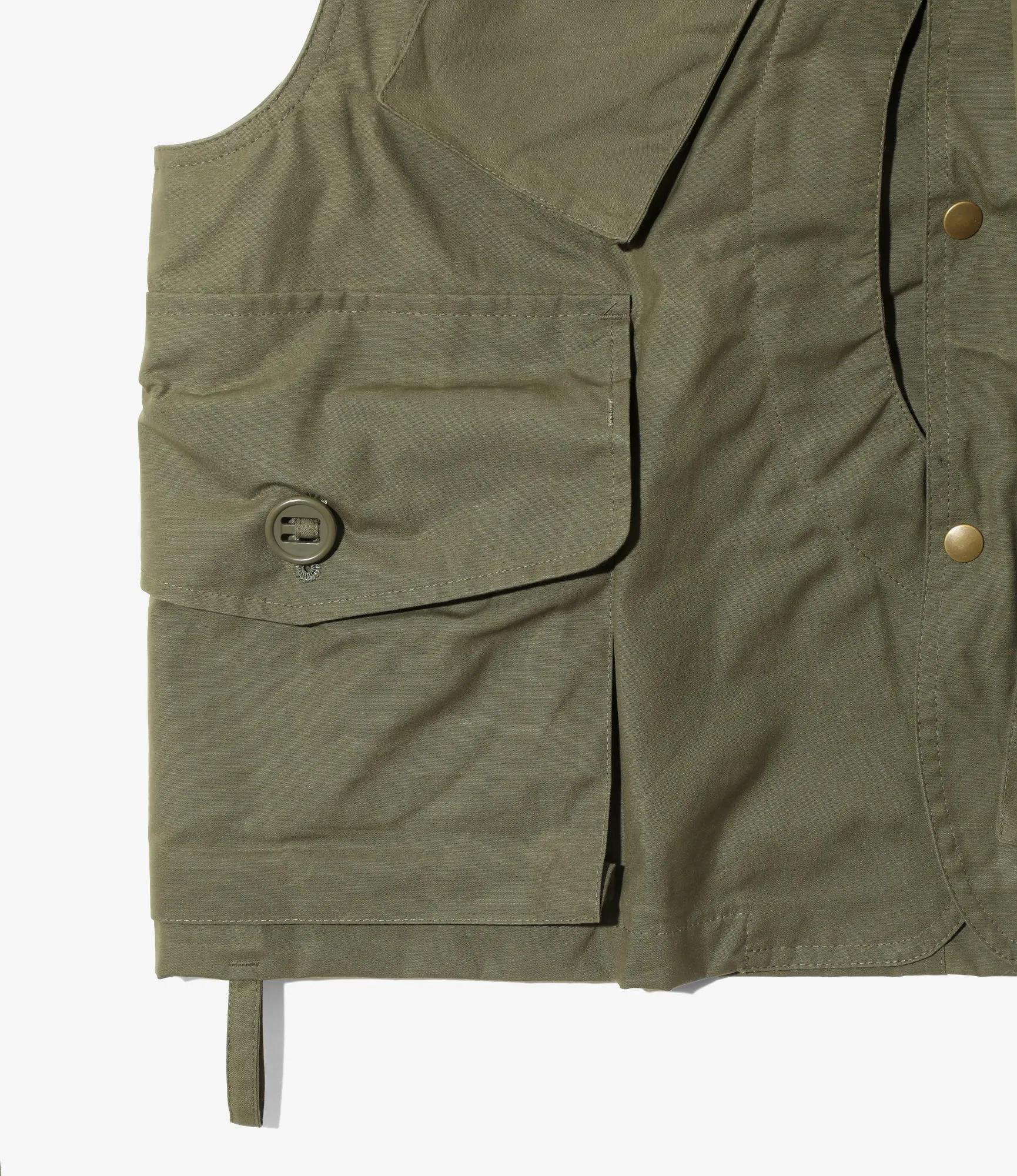 Tenkara Vest - Olive - Waxed Cotton sold by South2West8 product image thumbnail 4