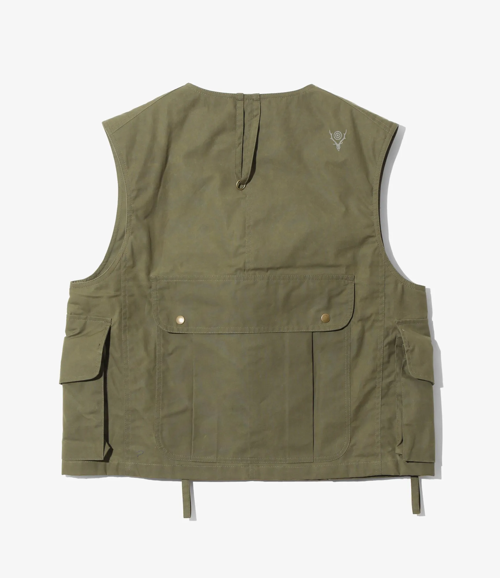 Tenkara Vest - Olive - Waxed Cotton sold by South2West8 product image thumbnail 5