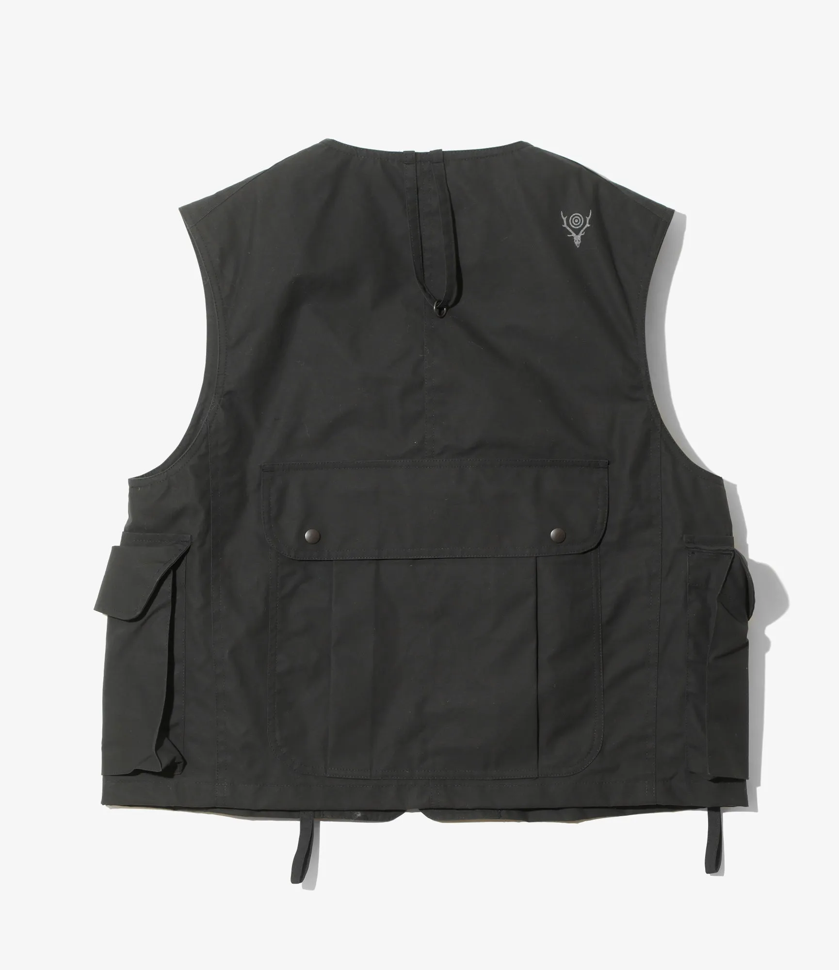 Tenkara Vest - Black - Waxed Cotton sold by South2West8 product image thumbnail 5