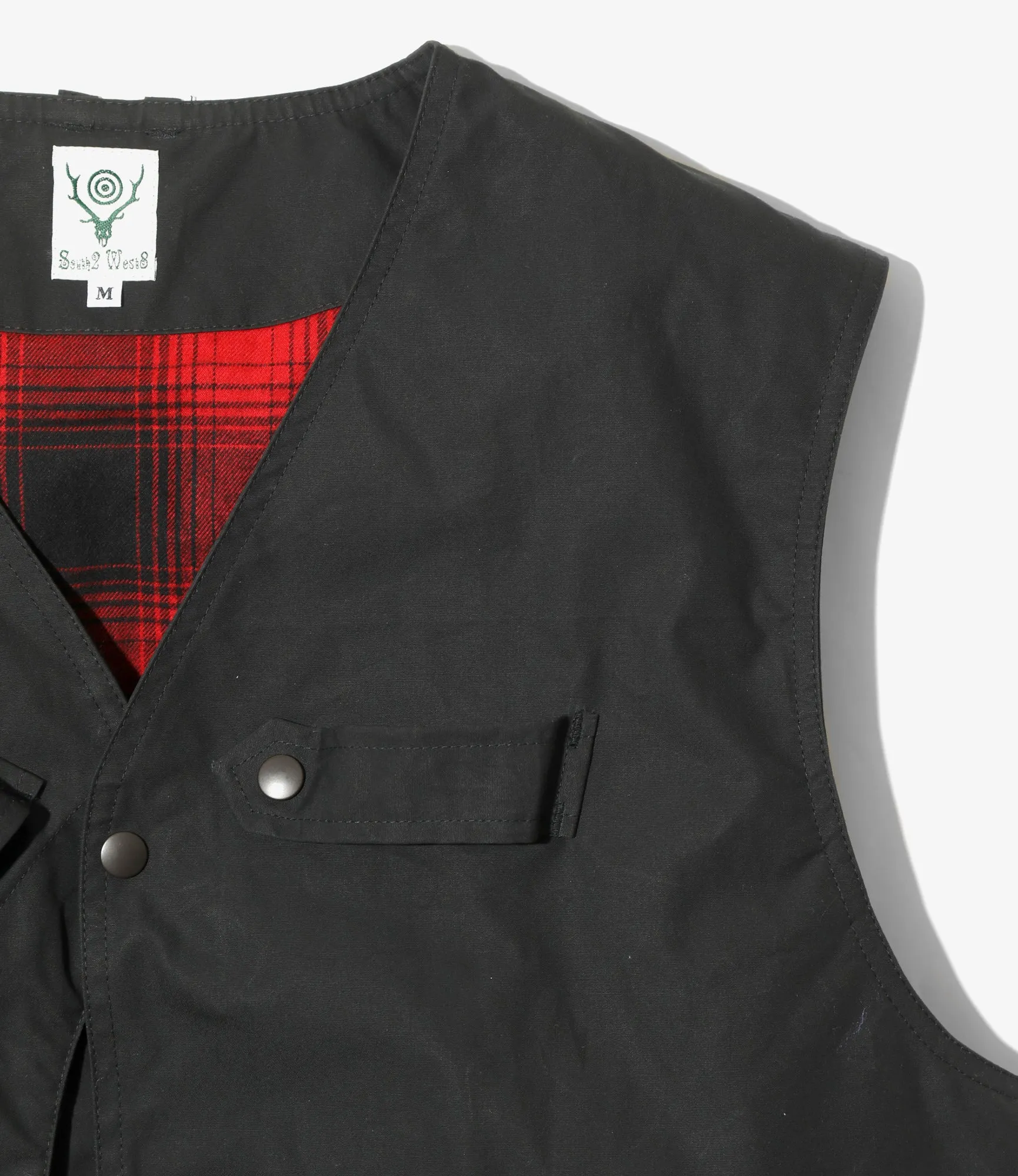 Tenkara Vest - Black - Waxed Cotton sold by South2West8 product image thumbnail 2