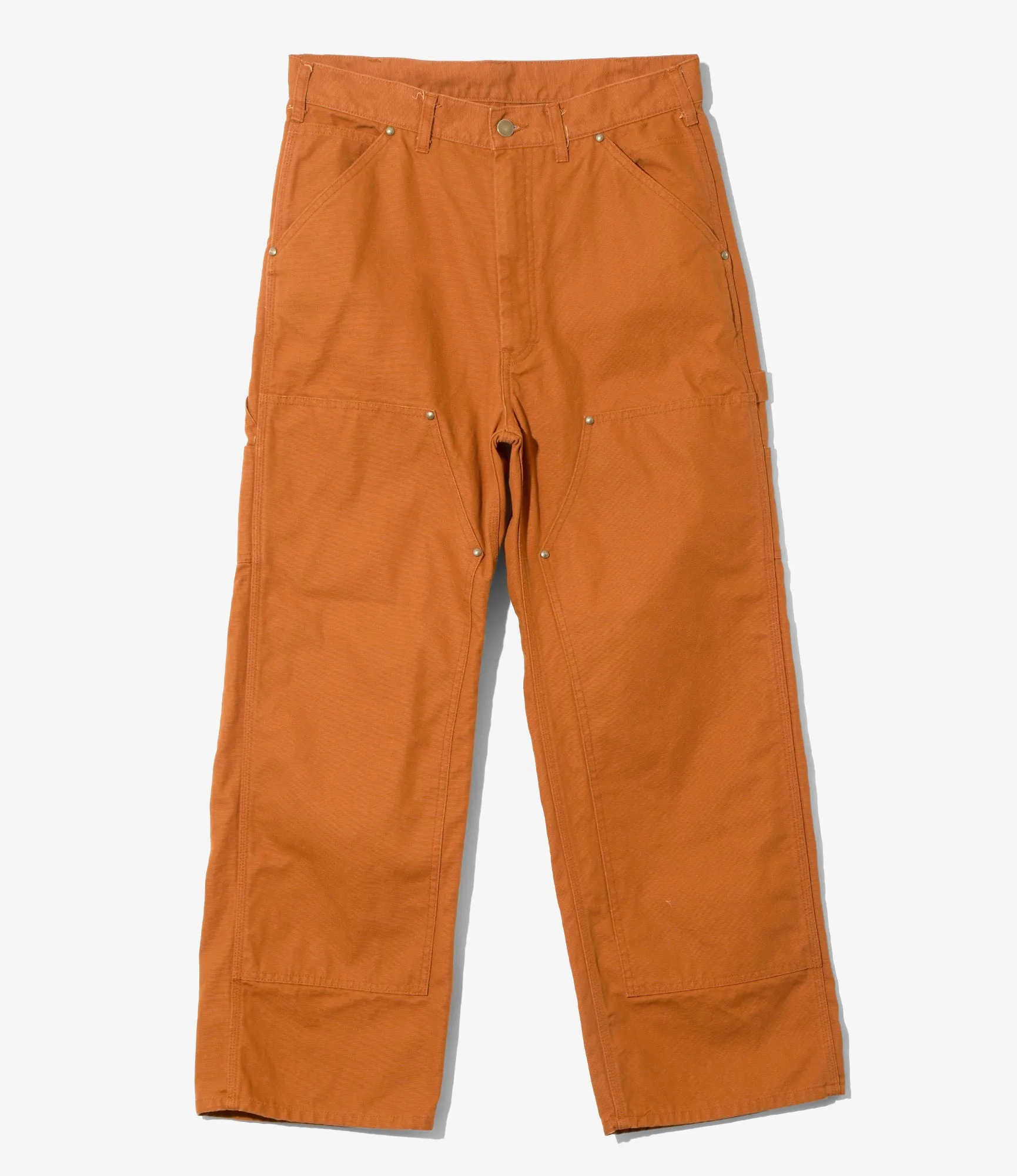 Double Knee Painter Pant - Brick - 11.5oz Cotton Canvas sold by South2West8