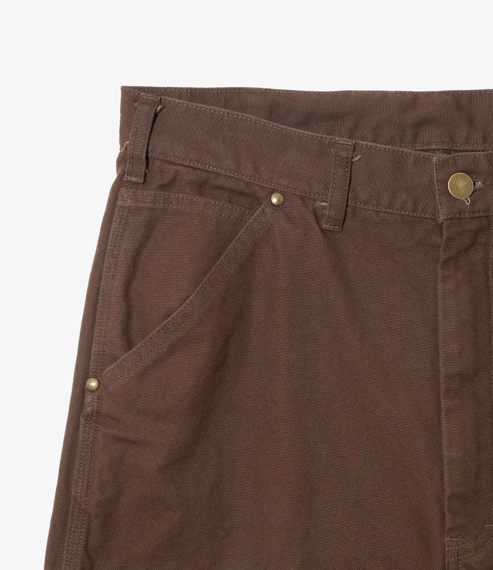 Double Knee Painter Pant - Brown - 11.5oz Cotton Canvas sold by South2West8 product image thumbnail 2