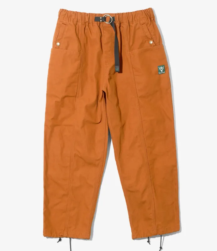 Belted C.S.Pant - Brick - 11.5oz Cotton Canvas sold by South2West8