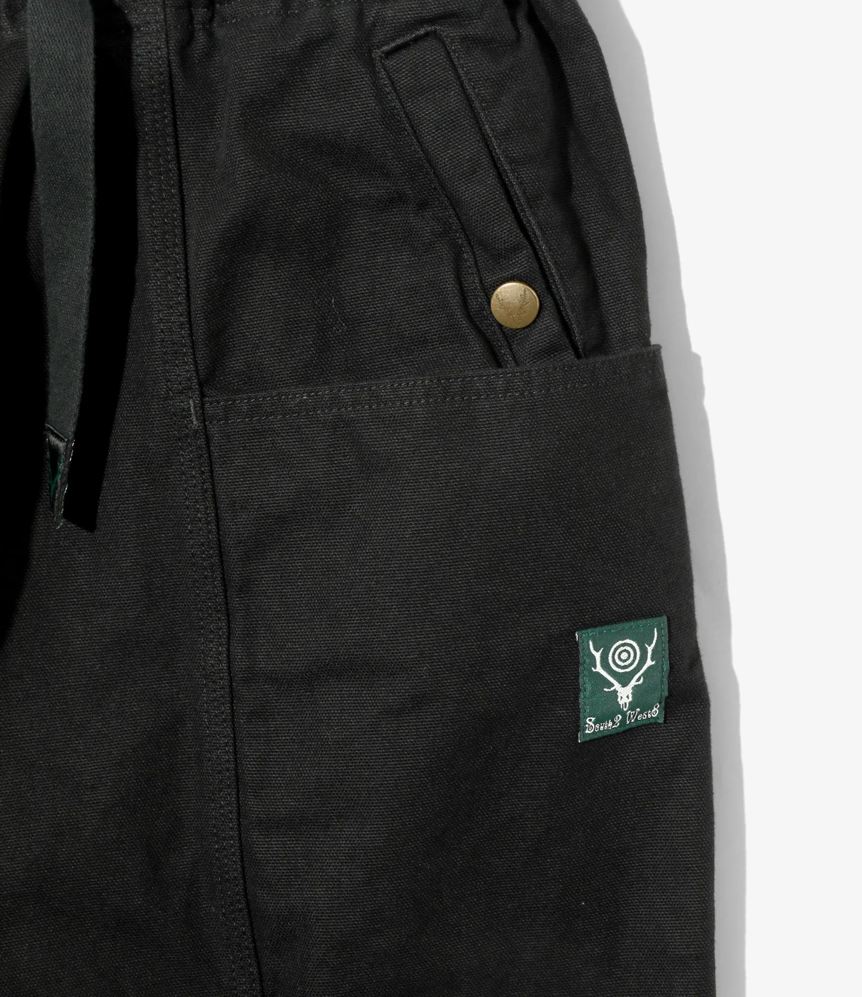 Belted C.S.Pant - Black - 11.5oz Cotton Canvas sold by South2West8 product image thumbnail 2