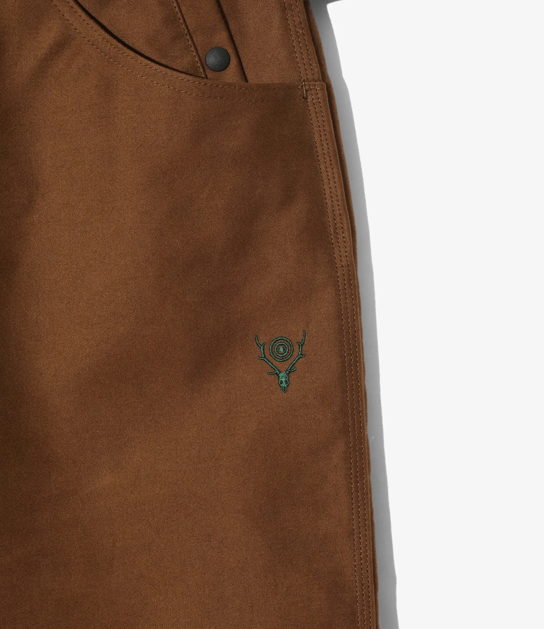 Belted O.P.P. Pant - Brown - Heavy Moleskin sold by South2West8 product image thumbnail 4