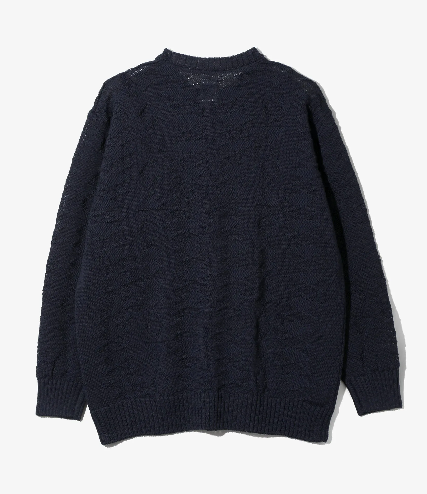 Crew Neck Sweater - Navy - Native Pattern sold by South2West8 product image thumbnail 3