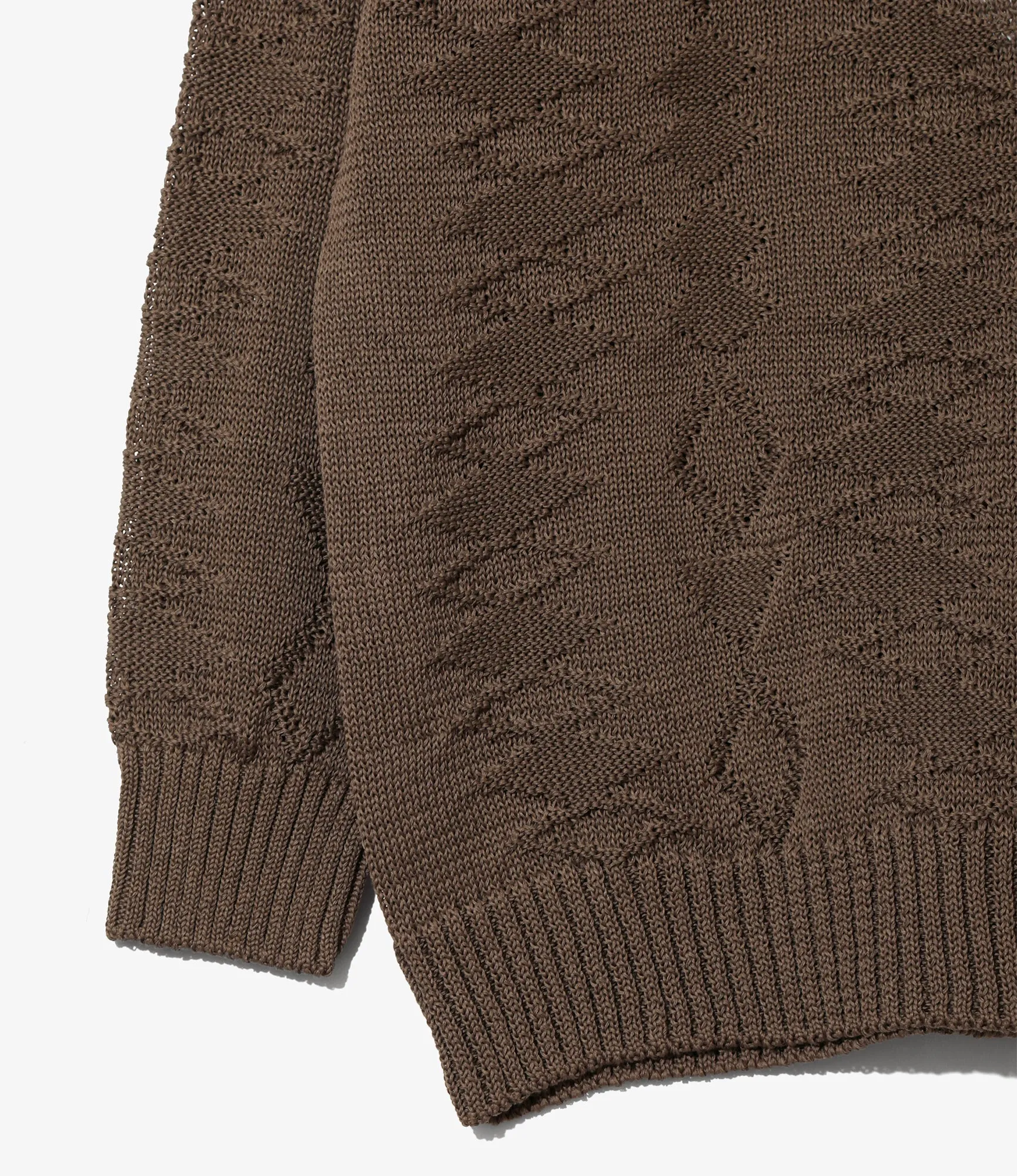 Crew Neck Sweater - Brown - Native Pattern sold by South2West8 product image thumbnail 2