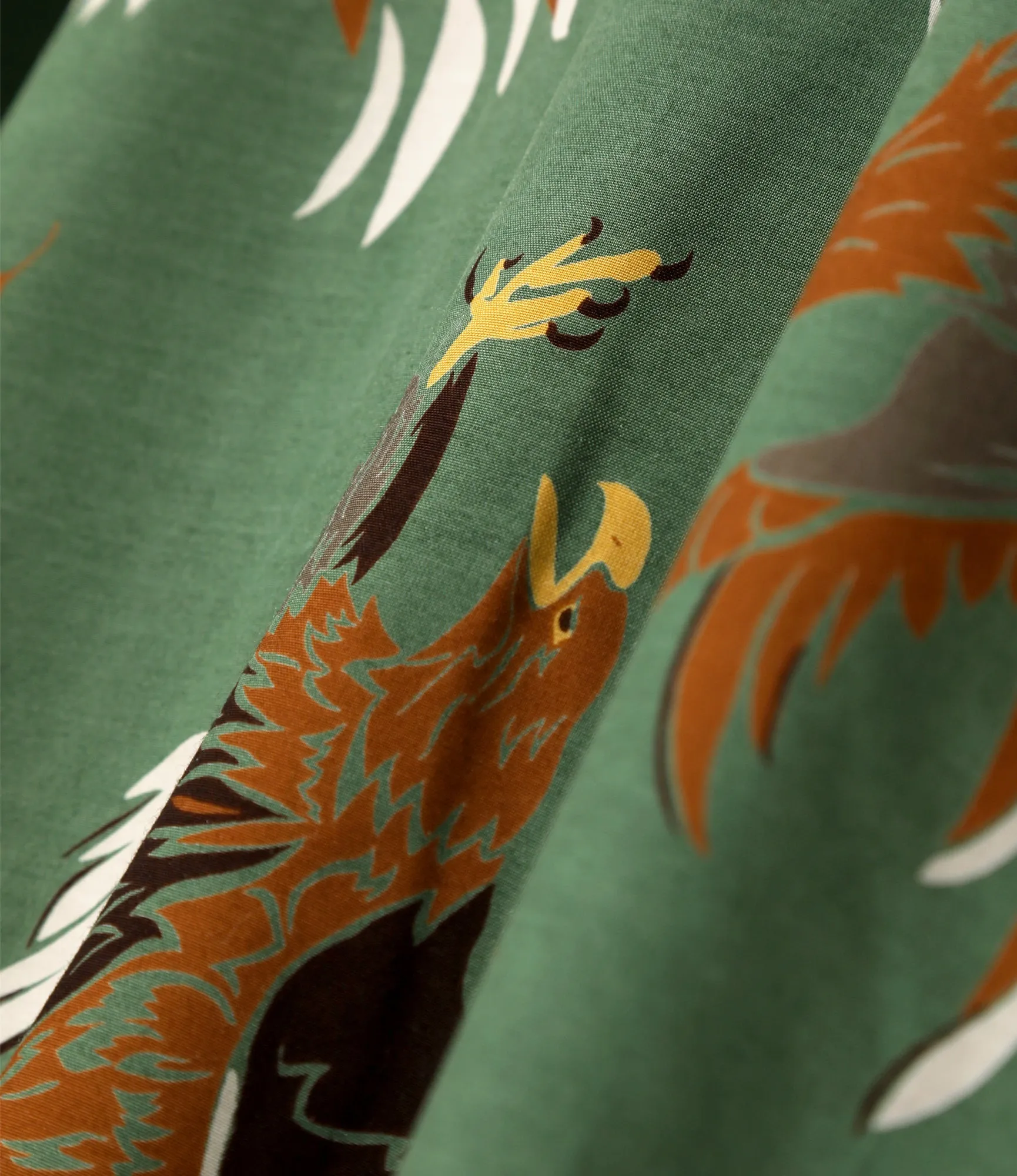 S/S Open Collar Shirt - Green - Eagle sold by South2West8 product image thumbnail 4