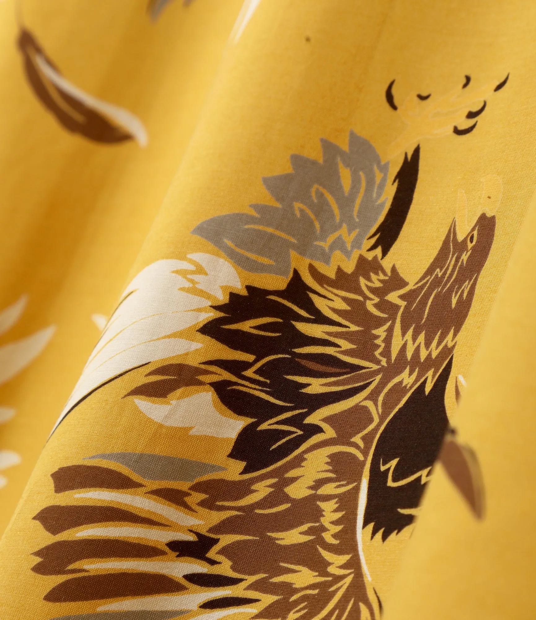 S/S Open Collar Shirt - Yellow - Eagle sold by South2West8 product image thumbnail 4