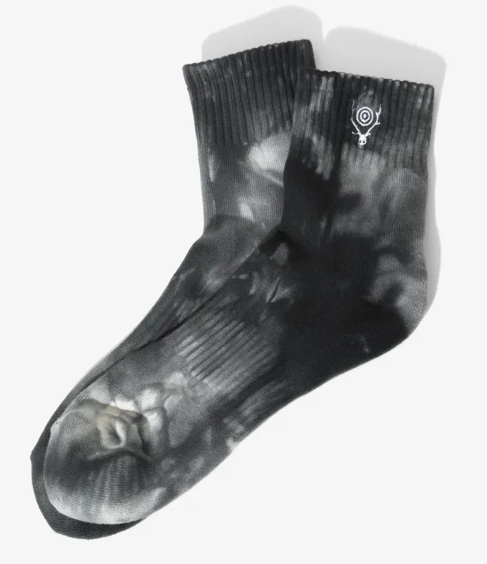 Socks - Black - Tie-Dye sold by South2West8