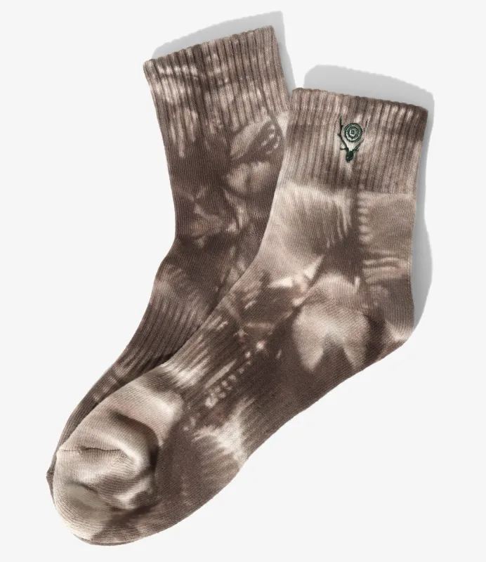 Socks - Brown - Tie-Dye made by South2West8