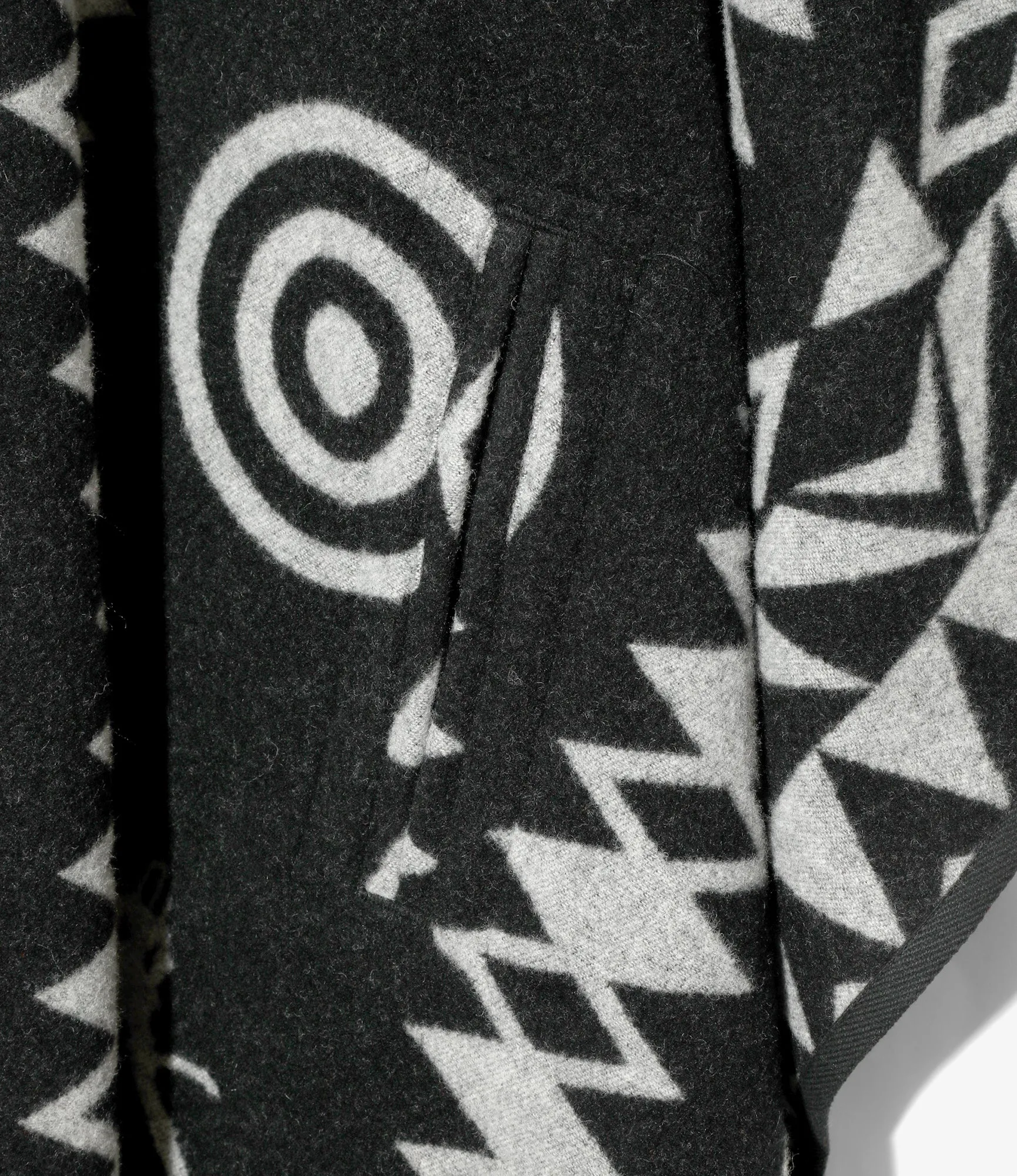 Poncho - Grey - W/CA Blanket sold by South2West8 product image thumbnail 3