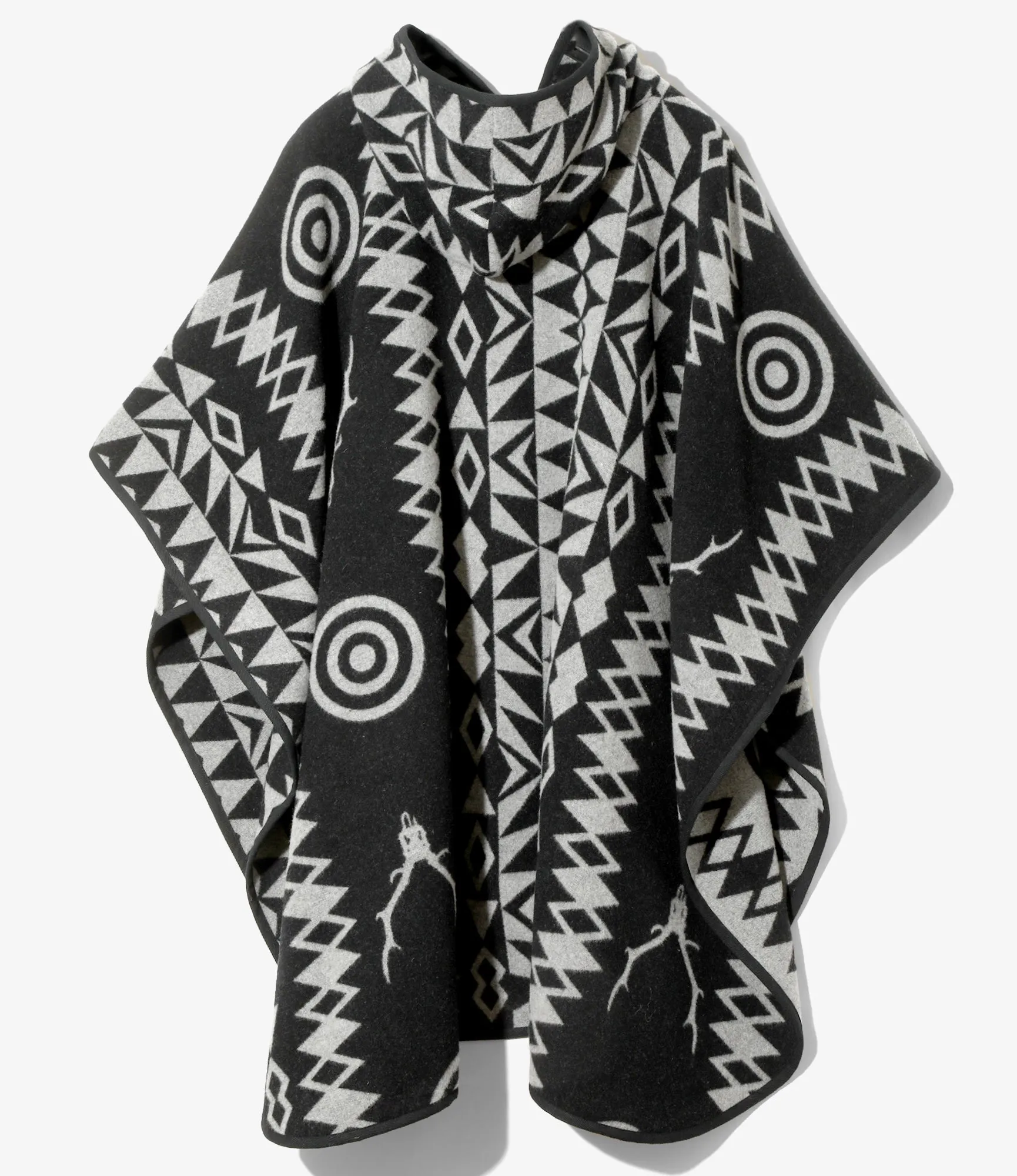 Poncho - Grey - W/CA Blanket sold by South2West8 product image thumbnail 4