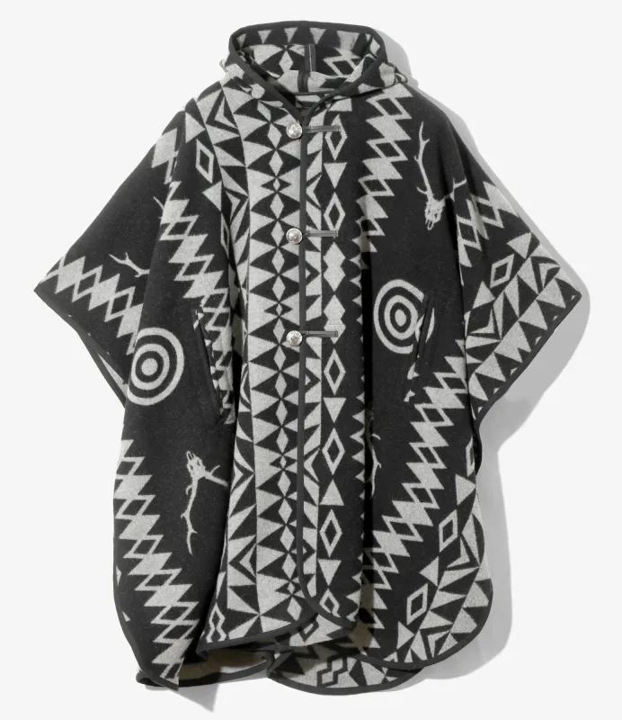 Poncho - Grey - W/CA Blanket made by South2West8