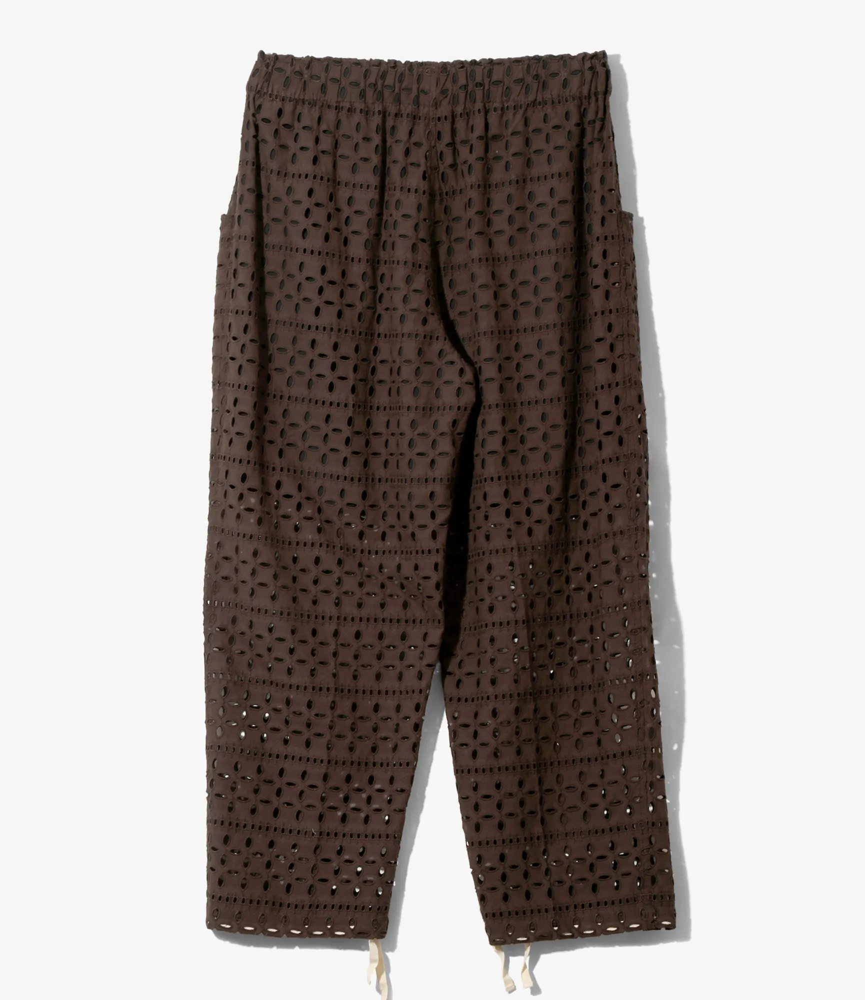 Women's Army String Pant - Dk.Brown - Cutwork Embroidery sold by South2West8 product image thumbnail 4