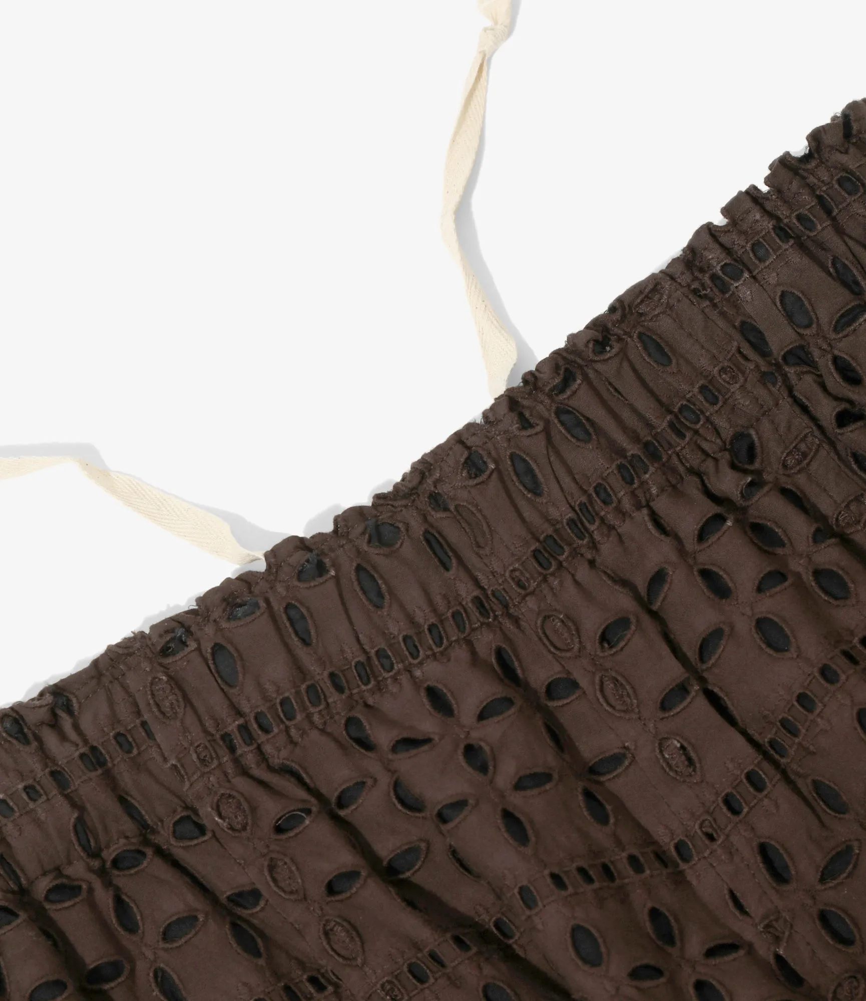 Women's Army String Pant - Dk.Brown - Cutwork Embroidery sold by South2West8 product image thumbnail 5