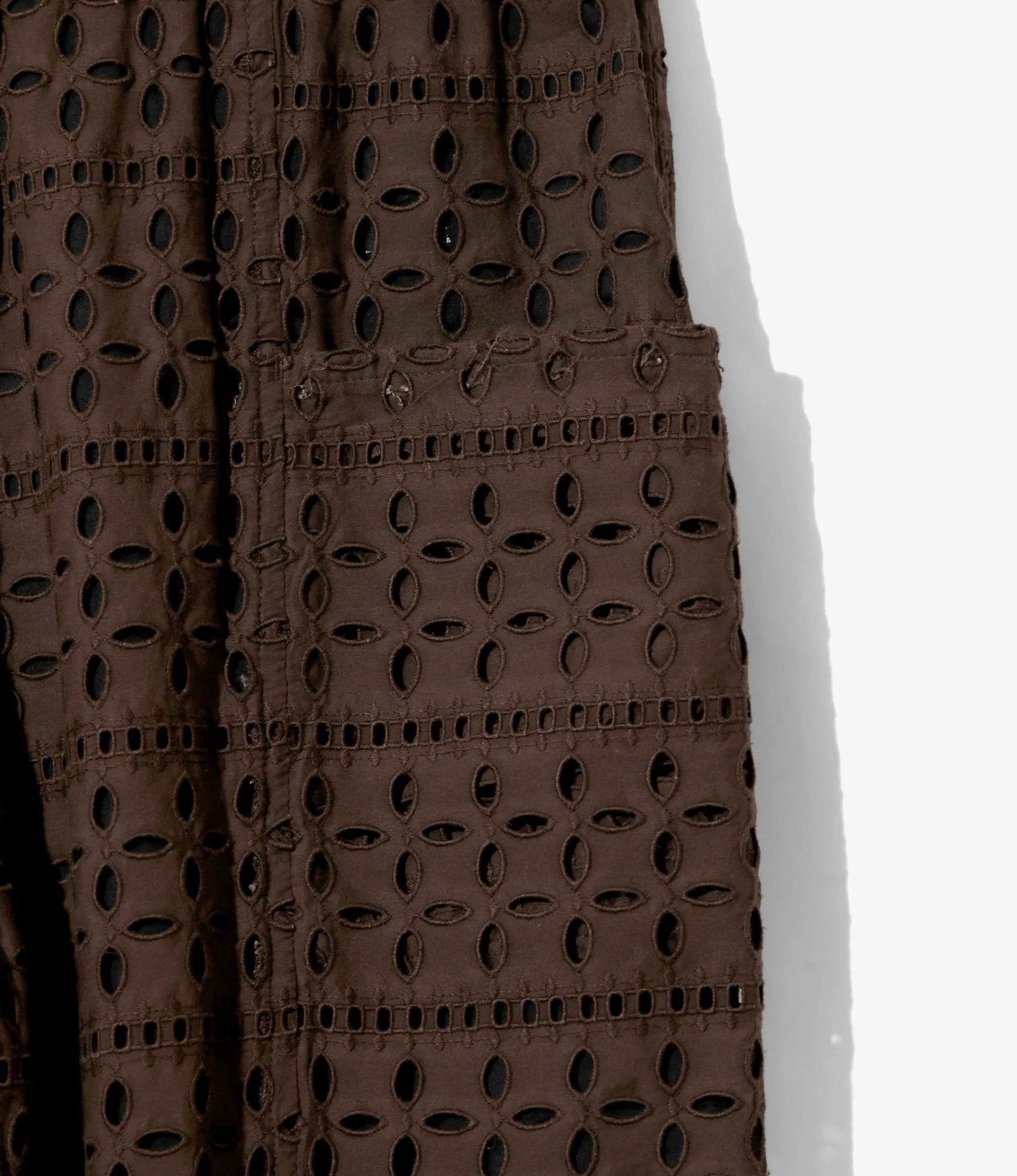 Women's Army String Pant - Dk.Brown - Cutwork Embroidery sold by South2West8 product image thumbnail 2