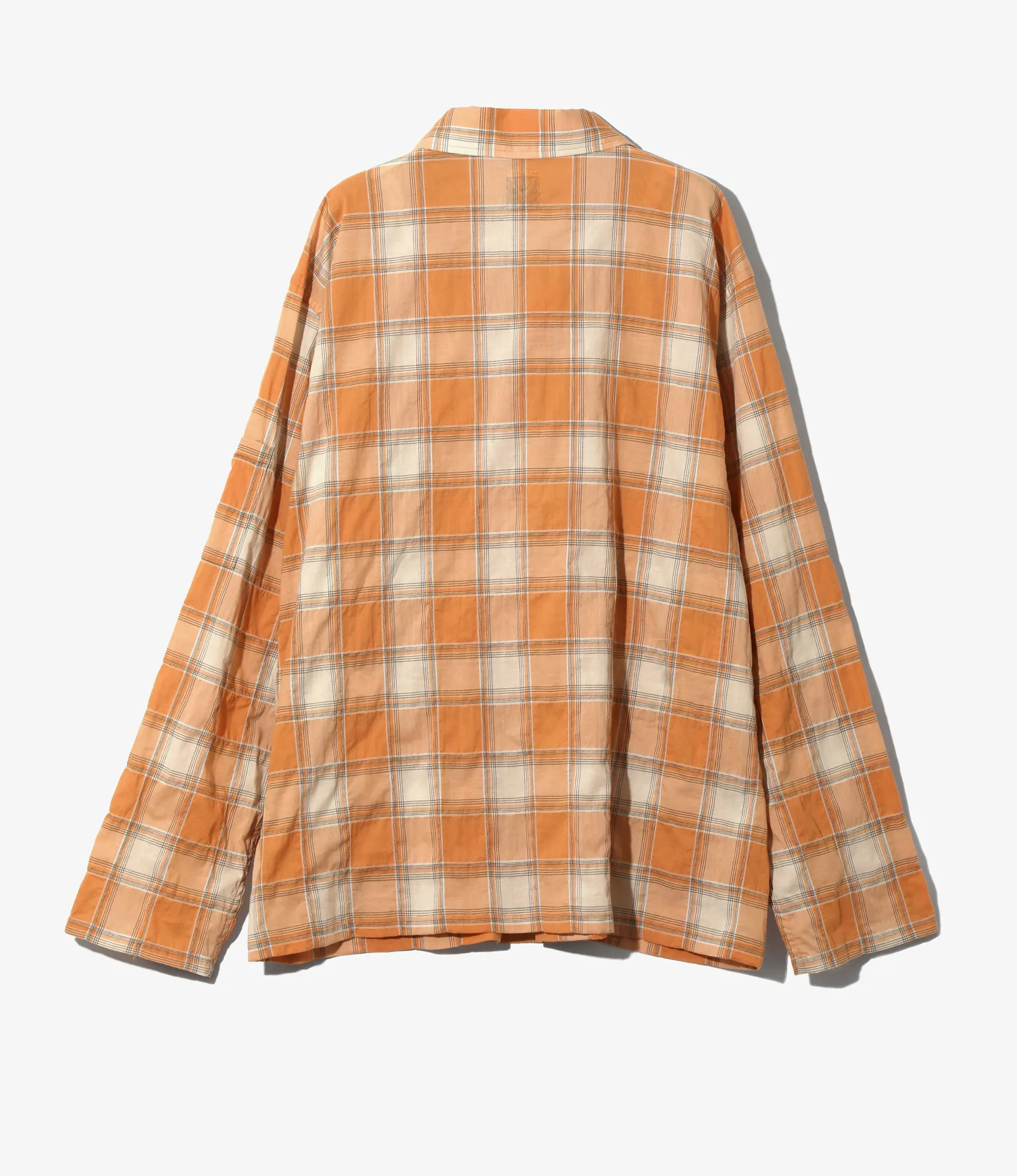 Ranger Shirt - Orange - Cotton Lawn Shirring / Plaid sold by South2West8 product image thumbnail 3