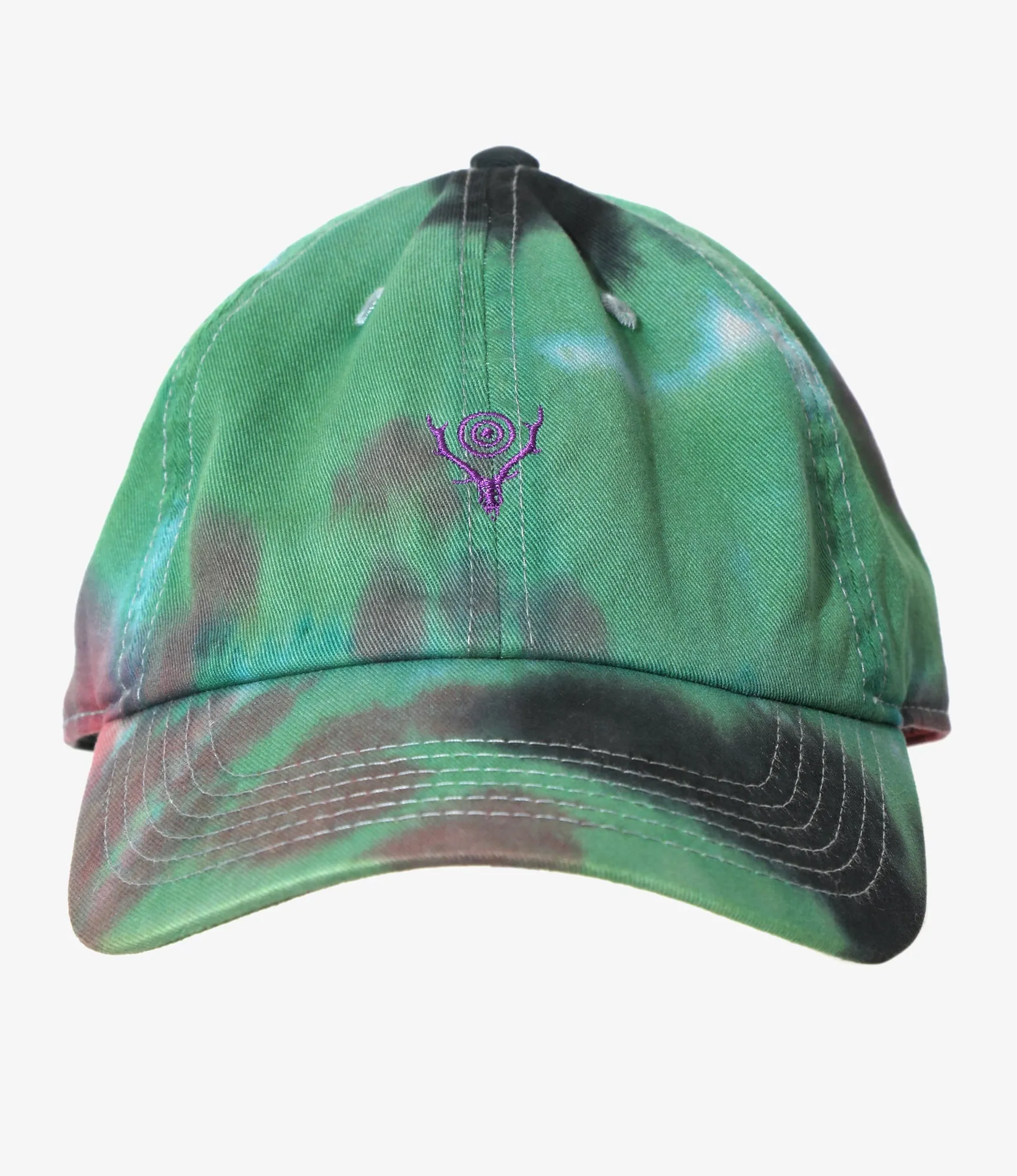 Strap Back Cap - Green - Tie Dye sold by South2West8 product image thumbnail 2
