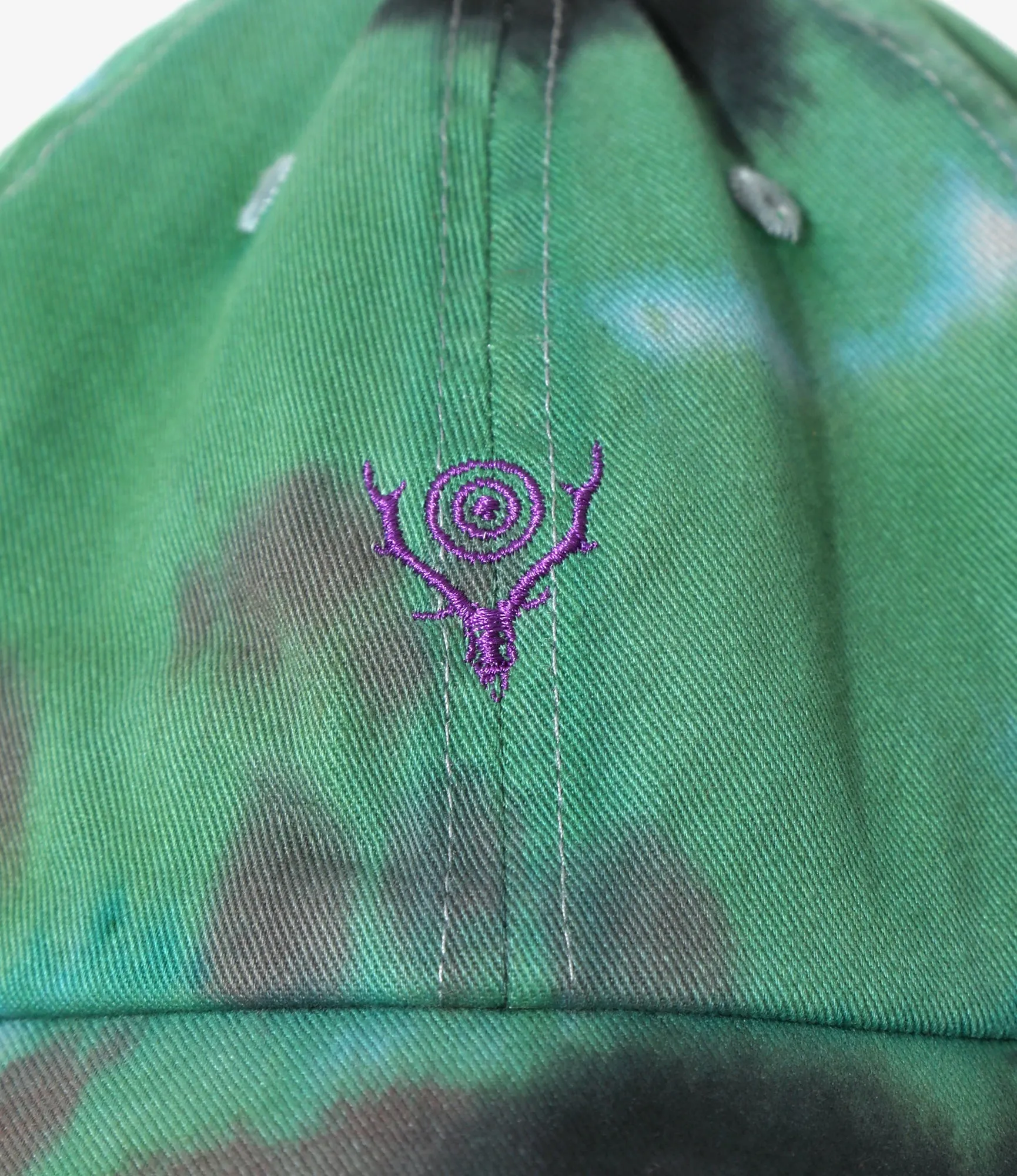 Strap Back Cap - Green - Tie Dye sold by South2West8 product image thumbnail 3