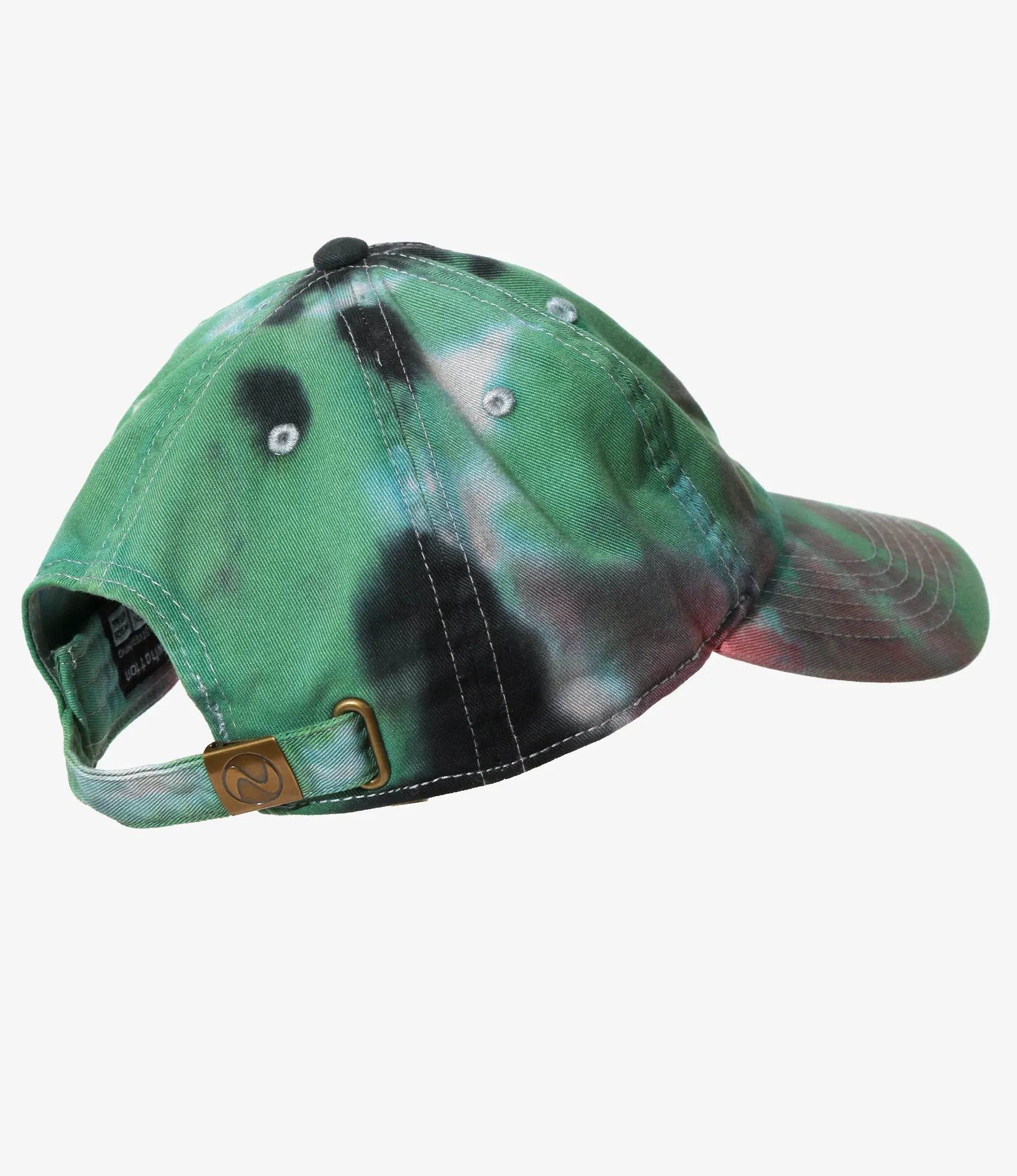 Strap Back Cap - Green - Tie Dye sold by South2West8 product image thumbnail 4