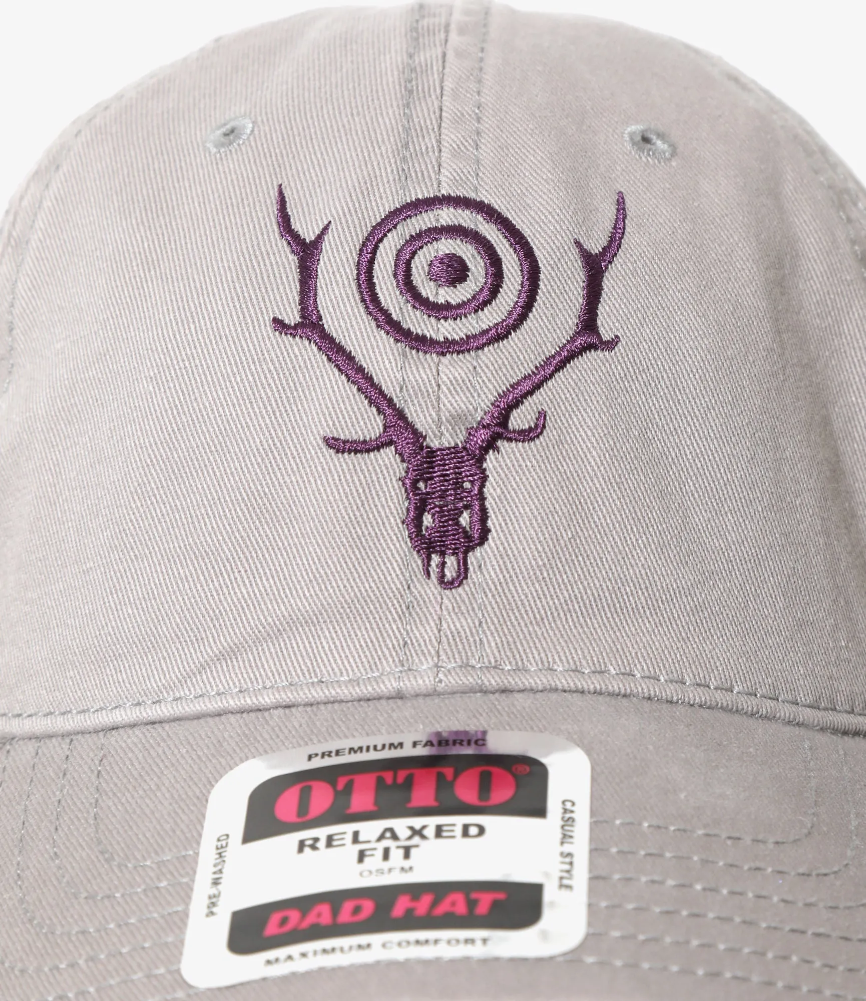Strap Back Cap - Grey - S&T Emb. sold by South2West8 product image thumbnail 3
