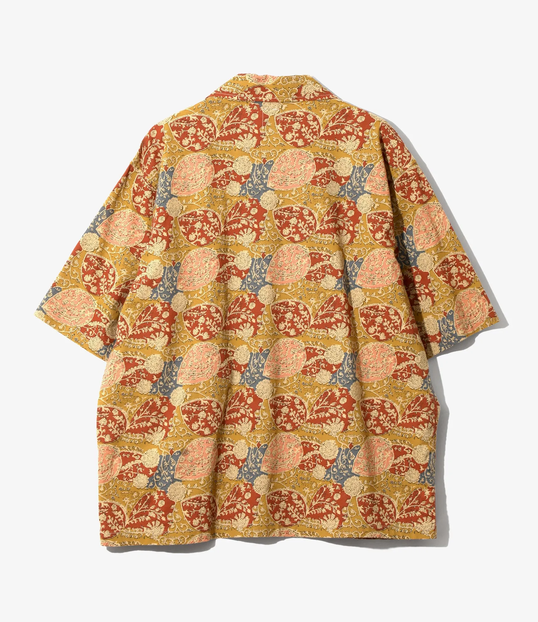 Cabana Shirt - Mustard - Batik Printed sold by South2West8 product image thumbnail 3