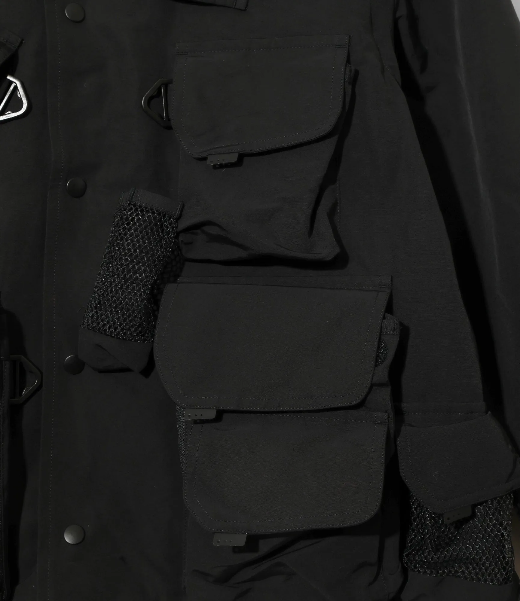 Tenkara Trout Parka - Black - C/N Grosgrain sold by South2West8 product image thumbnail 2