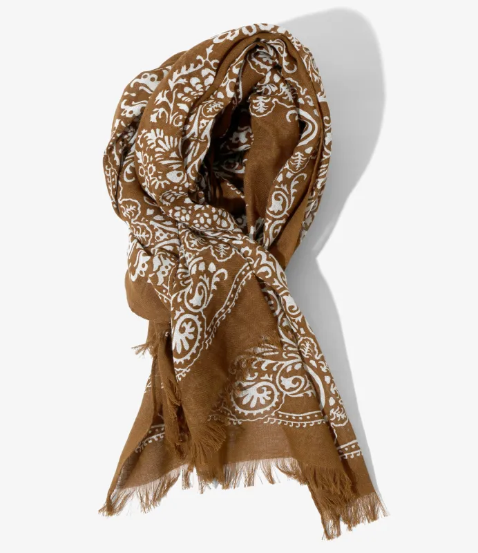 Stole - Brown - Cotton Gauze made by South2West8