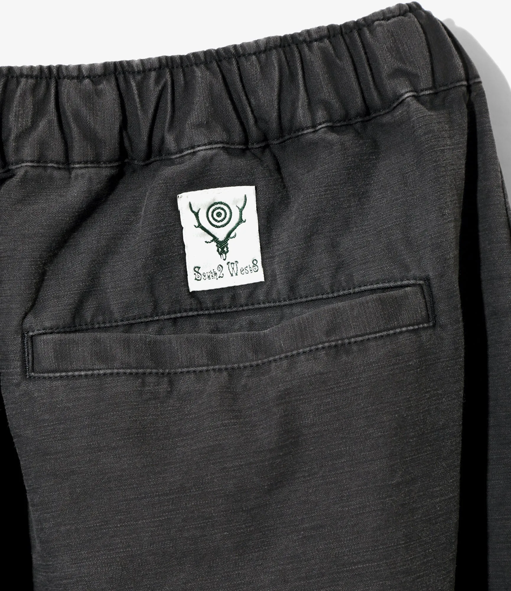 Belted Logger Pant- Reversed Sateen - Black sold by South2West8 product image thumbnail 5