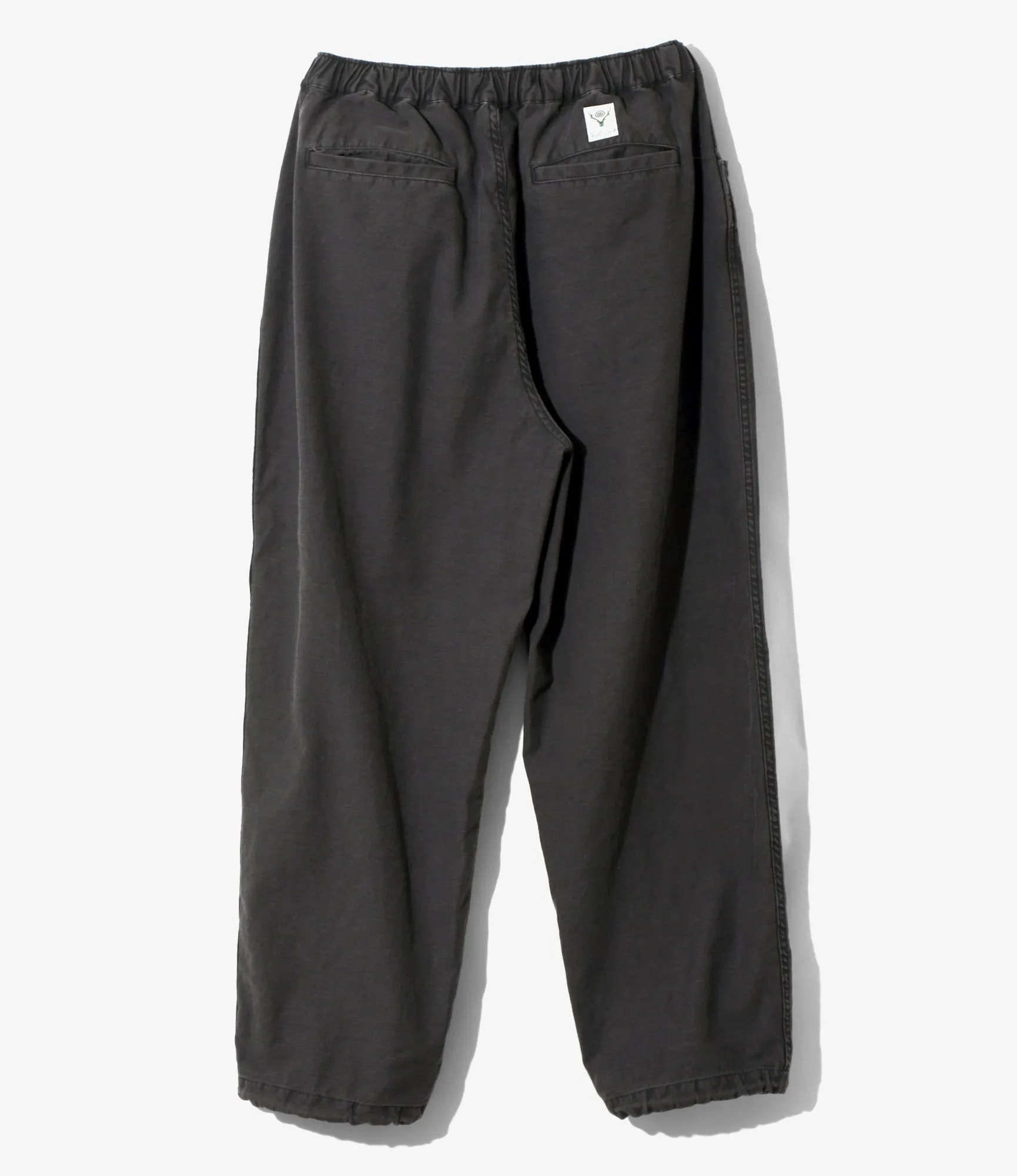 Belted Logger Pant- Reversed Sateen - Black sold by South2West8 product image thumbnail 4