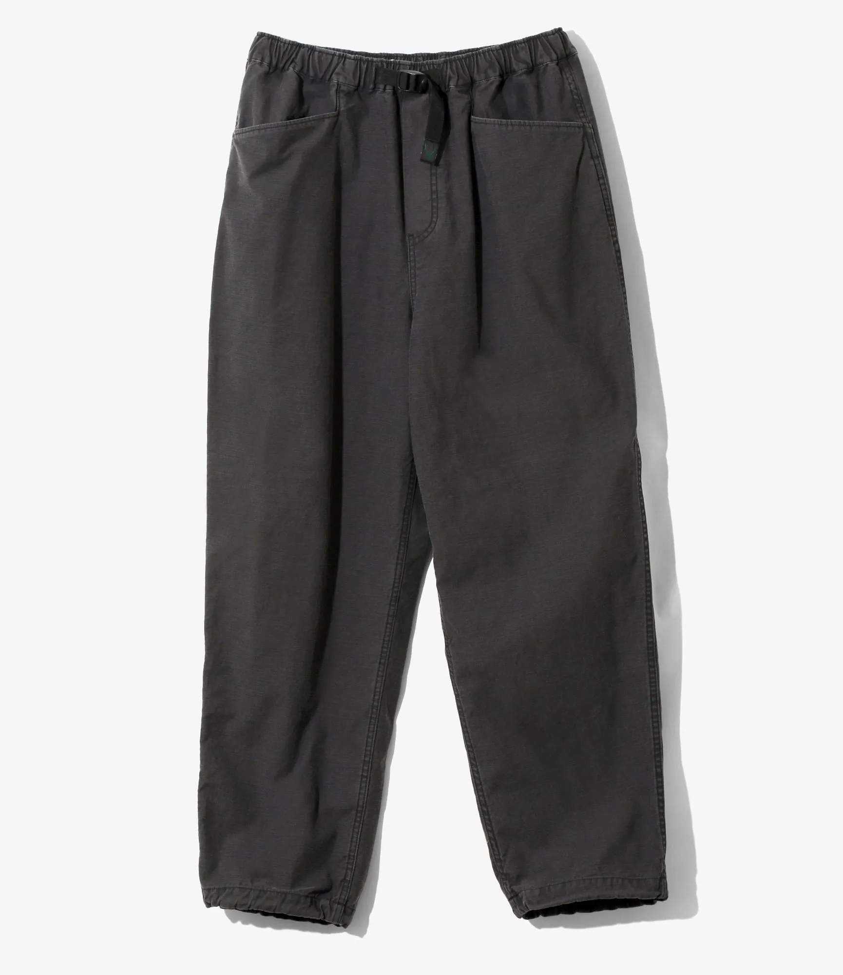 Belted Logger Pant- Reversed Sateen - Black sold by South2West8