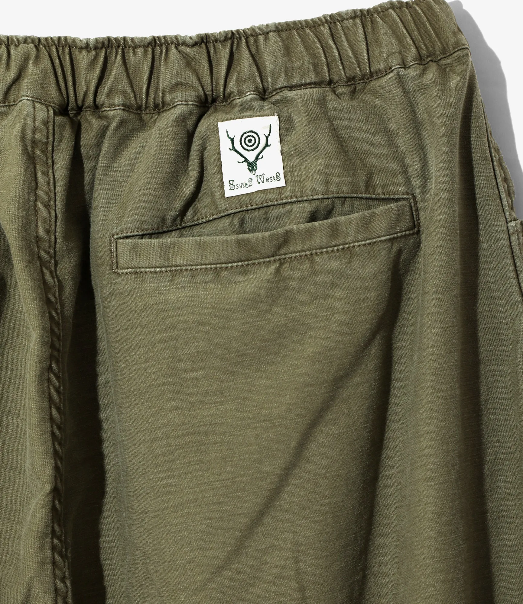 Belted Logger Pant- Reversed Sateen - Olive sold by South2West8 product image thumbnail 5