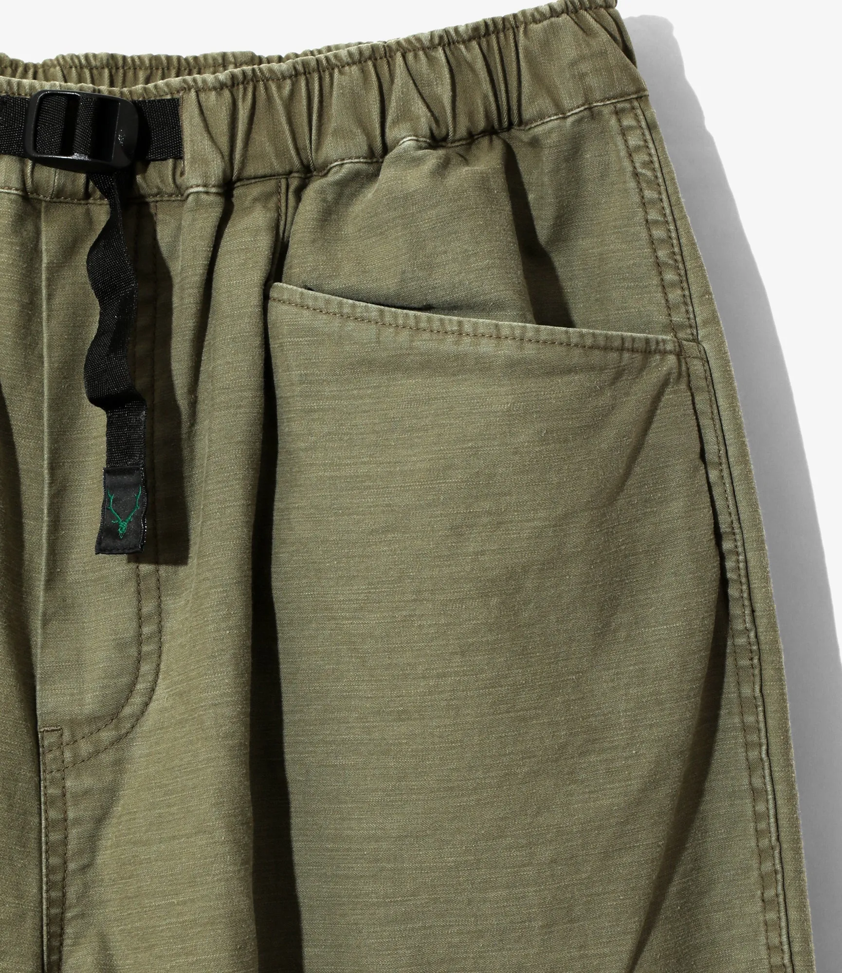 Belted Logger Pant- Reversed Sateen - Olive sold by South2West8 product image thumbnail 2