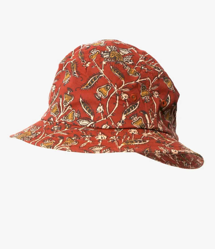 Bucket Hat - Red - Batik Printed made by South2West8
