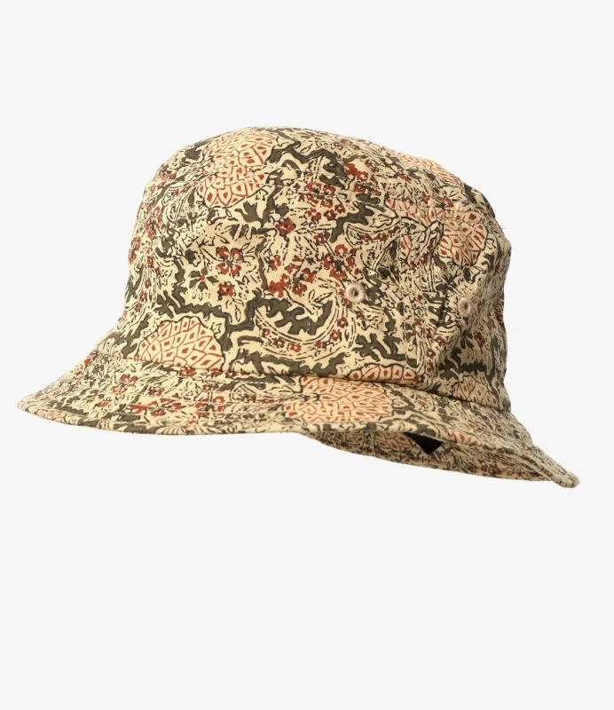 Bucket Hat - Beige - Batik Printed made by South2West8