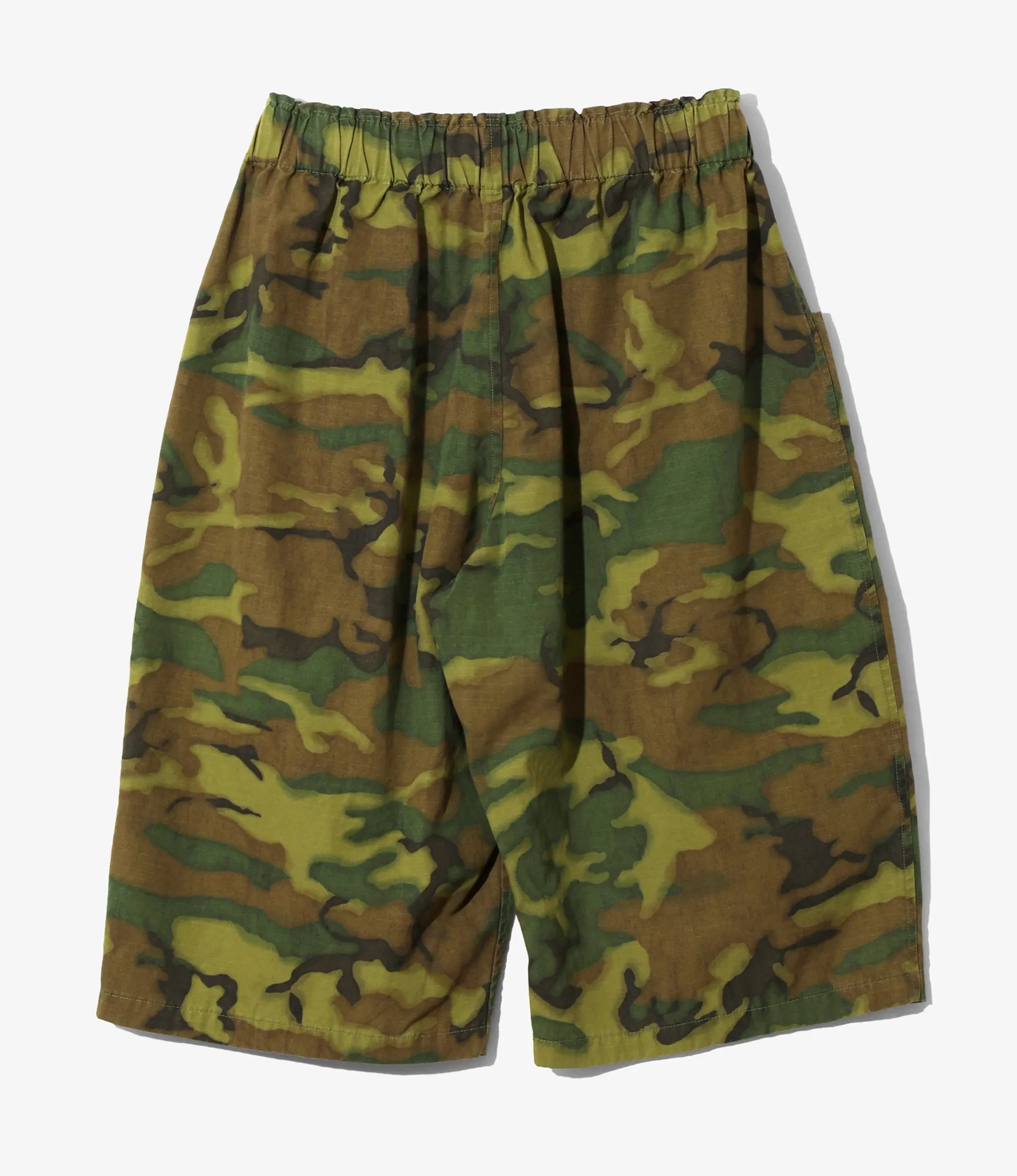 Women's Army String Cropped Pant - Green - Cotton Ripstop / Camo sold by South2West8 product image thumbnail 4