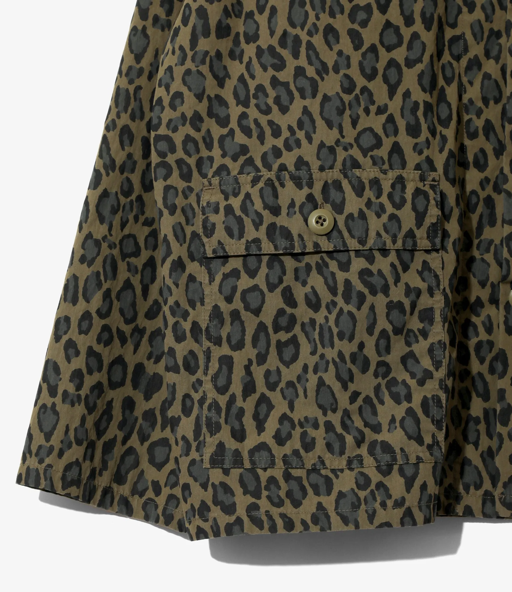 Women's Ranger Shirt - Olive - C/N Poplin / Leopard sold by South2West8 product image thumbnail 3
