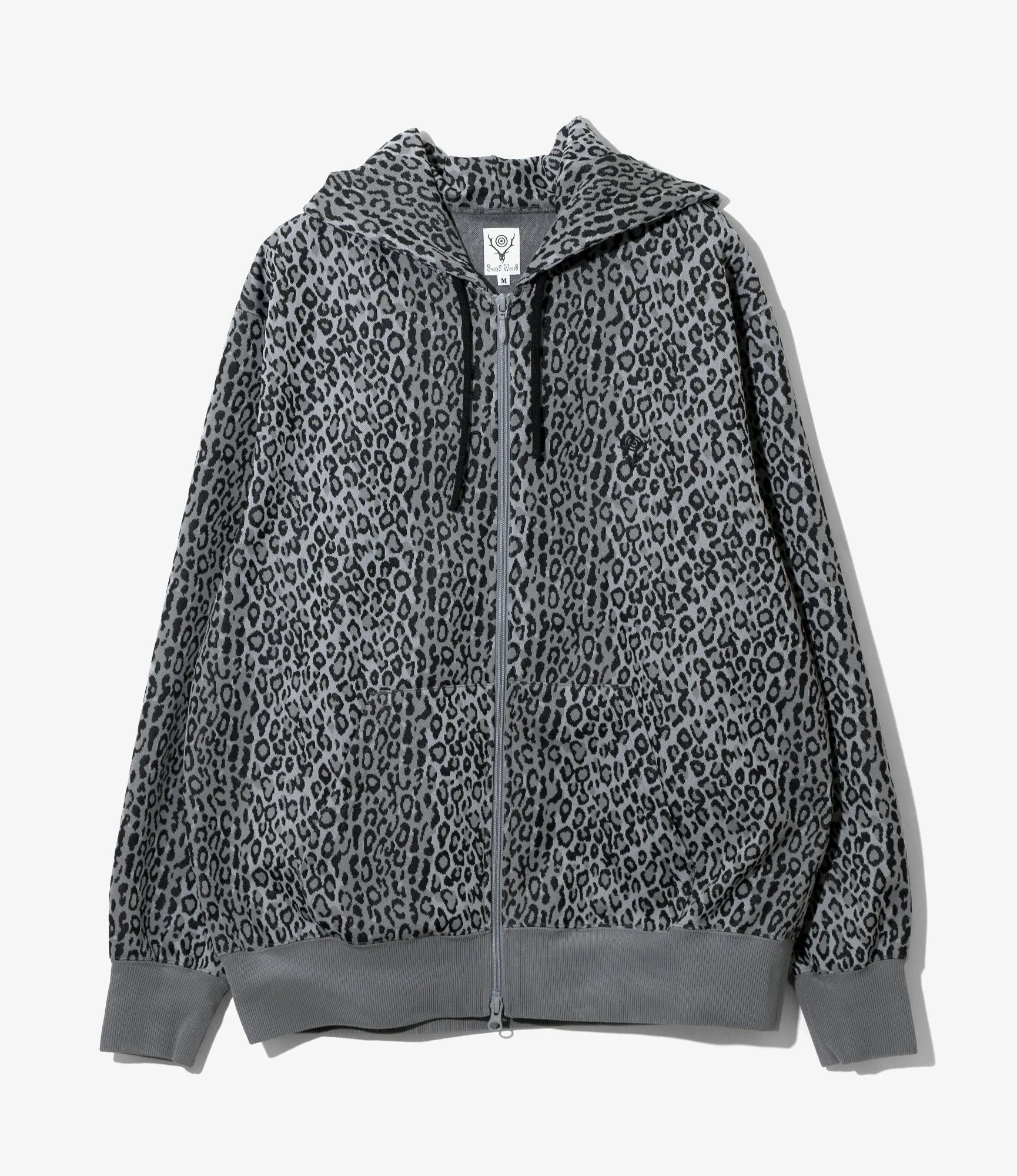 Trainer Hoody - Grey - Poly Jq. / Leopard sold by South2West8