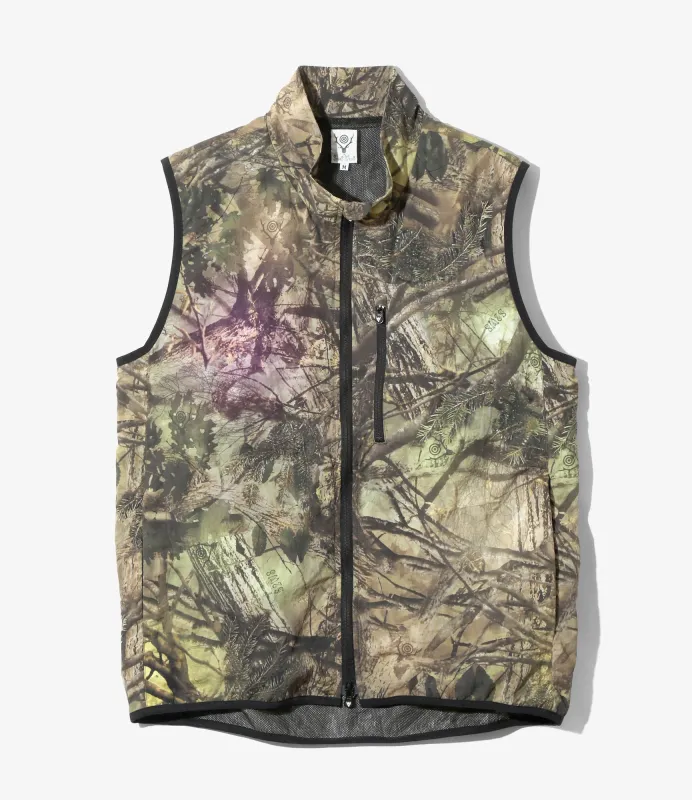 Packable Vest - Camo - Nylon Tussah sold by South2West8