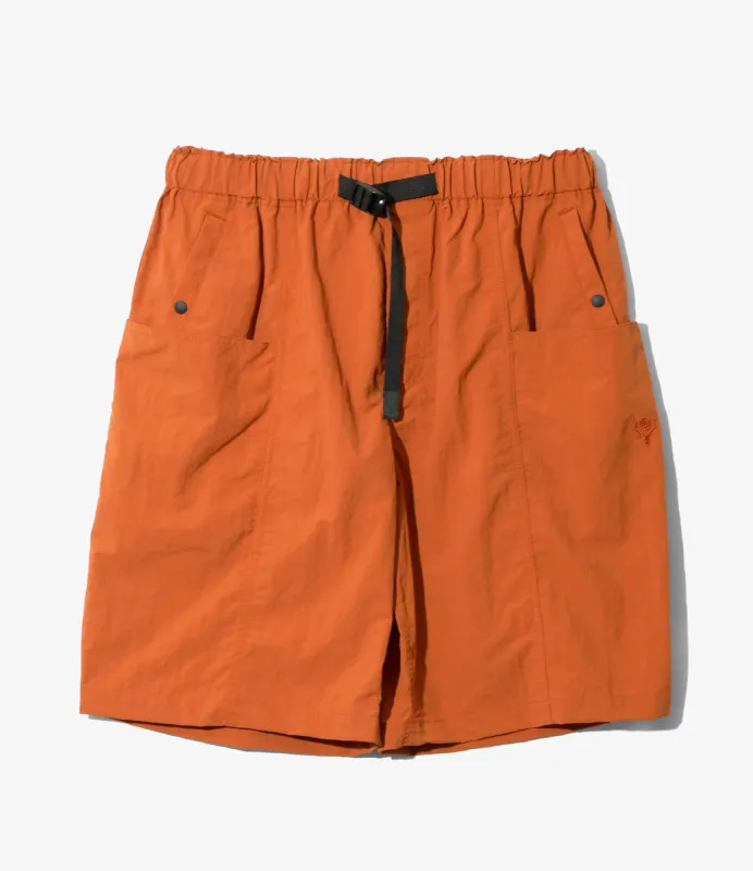 Belted C.S. Short - Orange - Nylon Ripstop made by South2West8