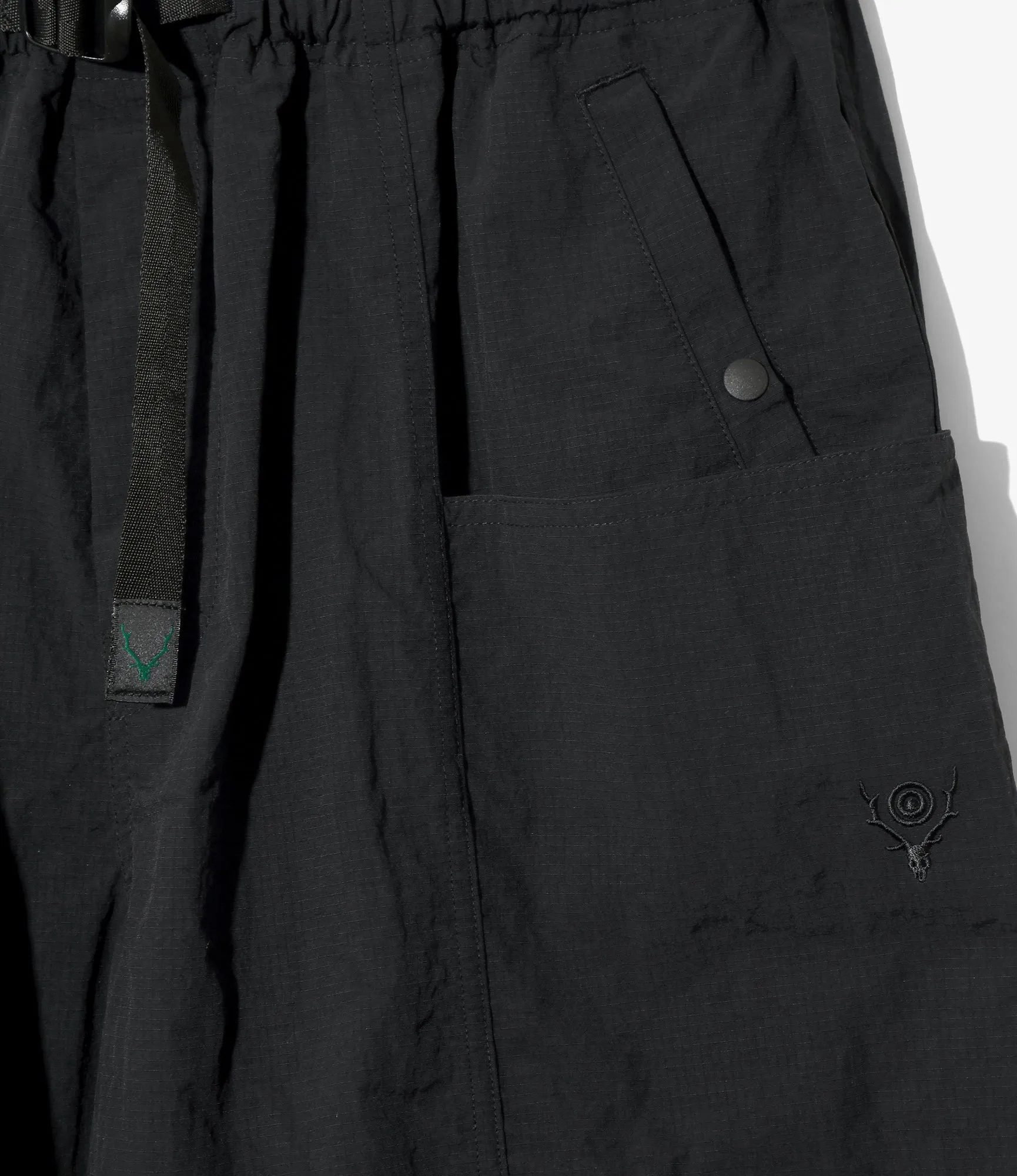 Belted C.S.Pant - Black - Nylon Ripstop sold by South2West8 product image thumbnail 2