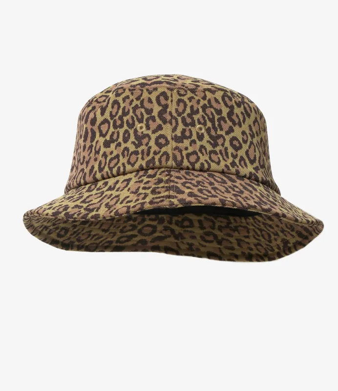 Bucket Hat - Brown - Poly Jq. / Leopard made by South2West8