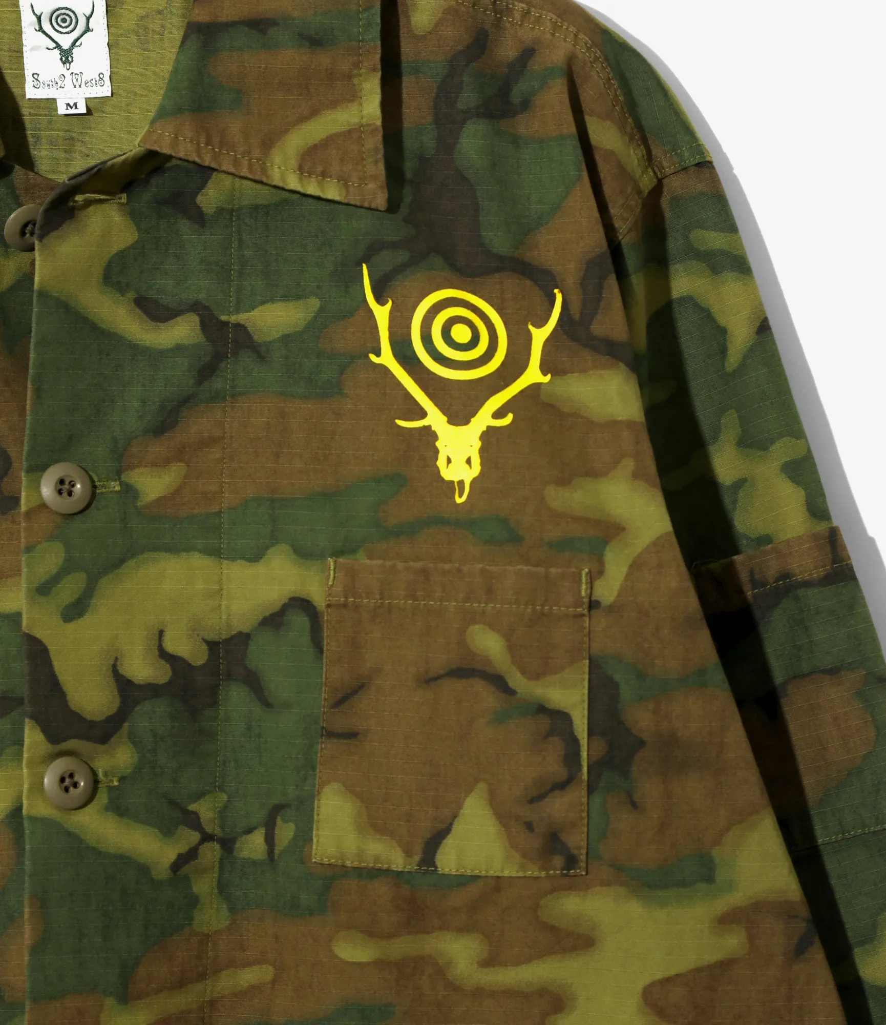 Women's Ranger Shirt - Green - Cotton Ripstop / Camo sold by South2West8 product image thumbnail 2