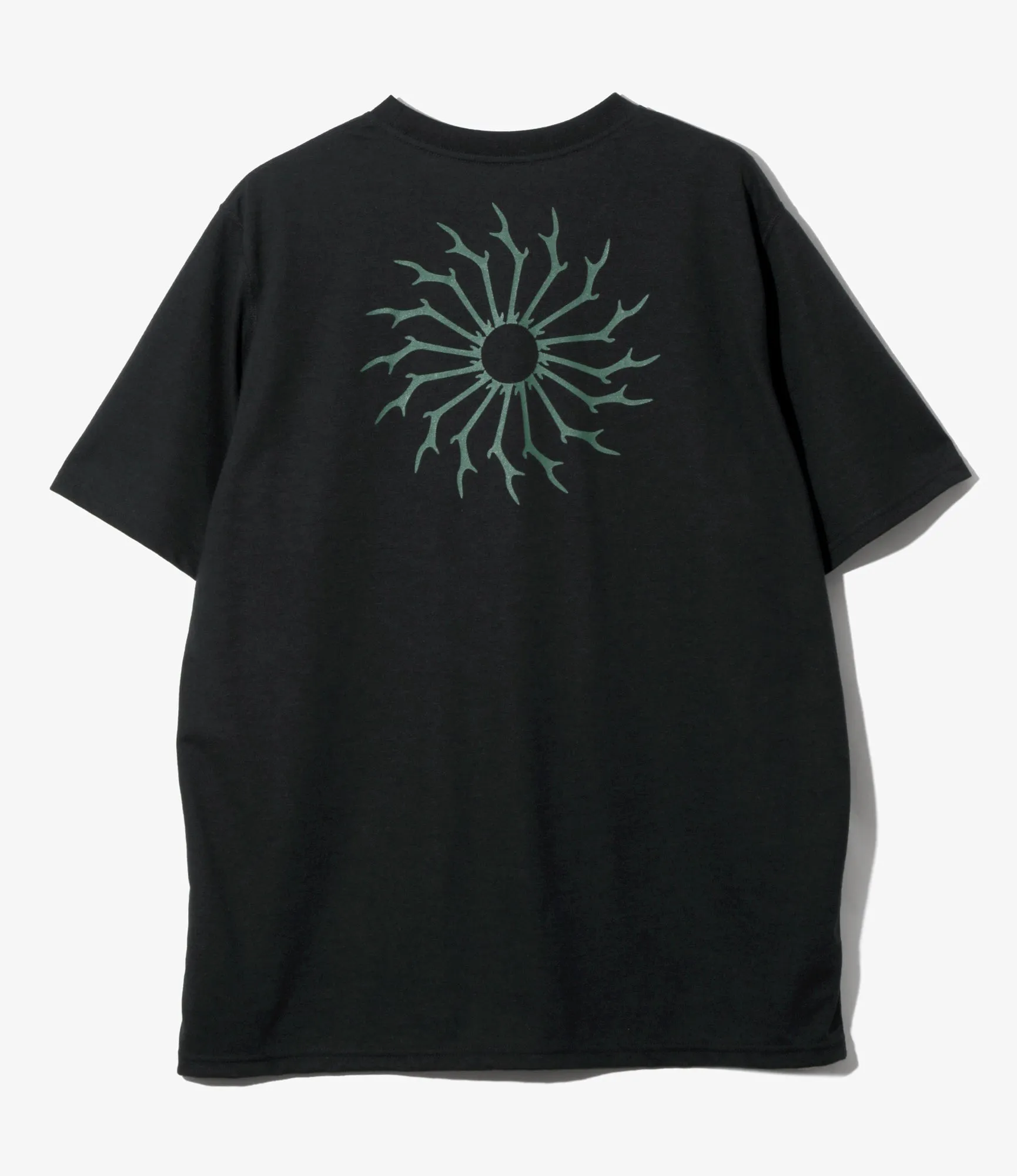 S/S Round Pocket Tee - Black - Circle Horn sold by South2West8 product image thumbnail 3