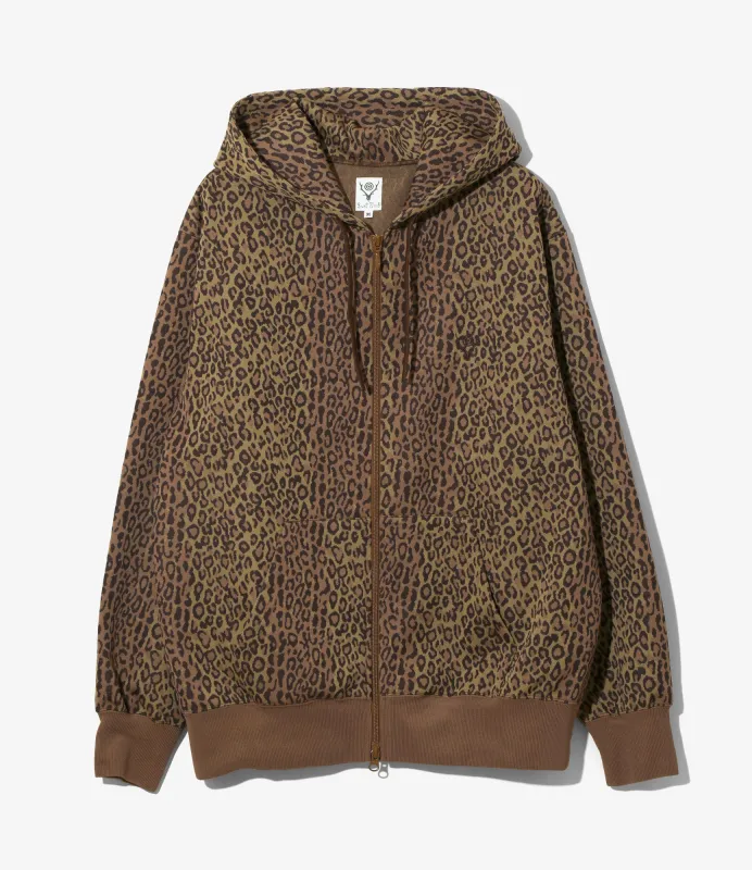 Trainer Hoody - Brown - Poly Jq. / Leopard made by South2West8