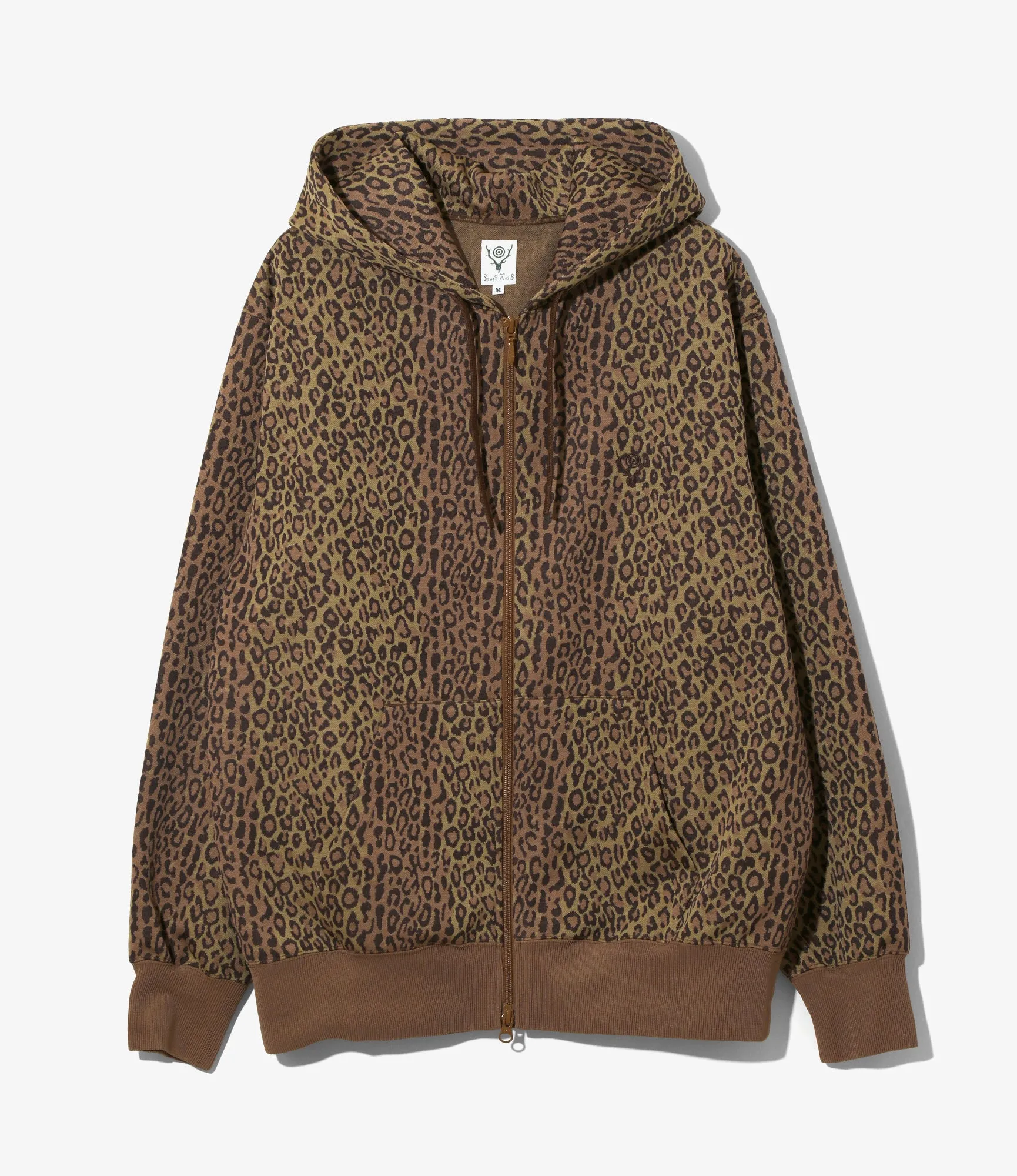 Trainer Hoody - Brown - Poly Jq. / Leopard sold by South2West8