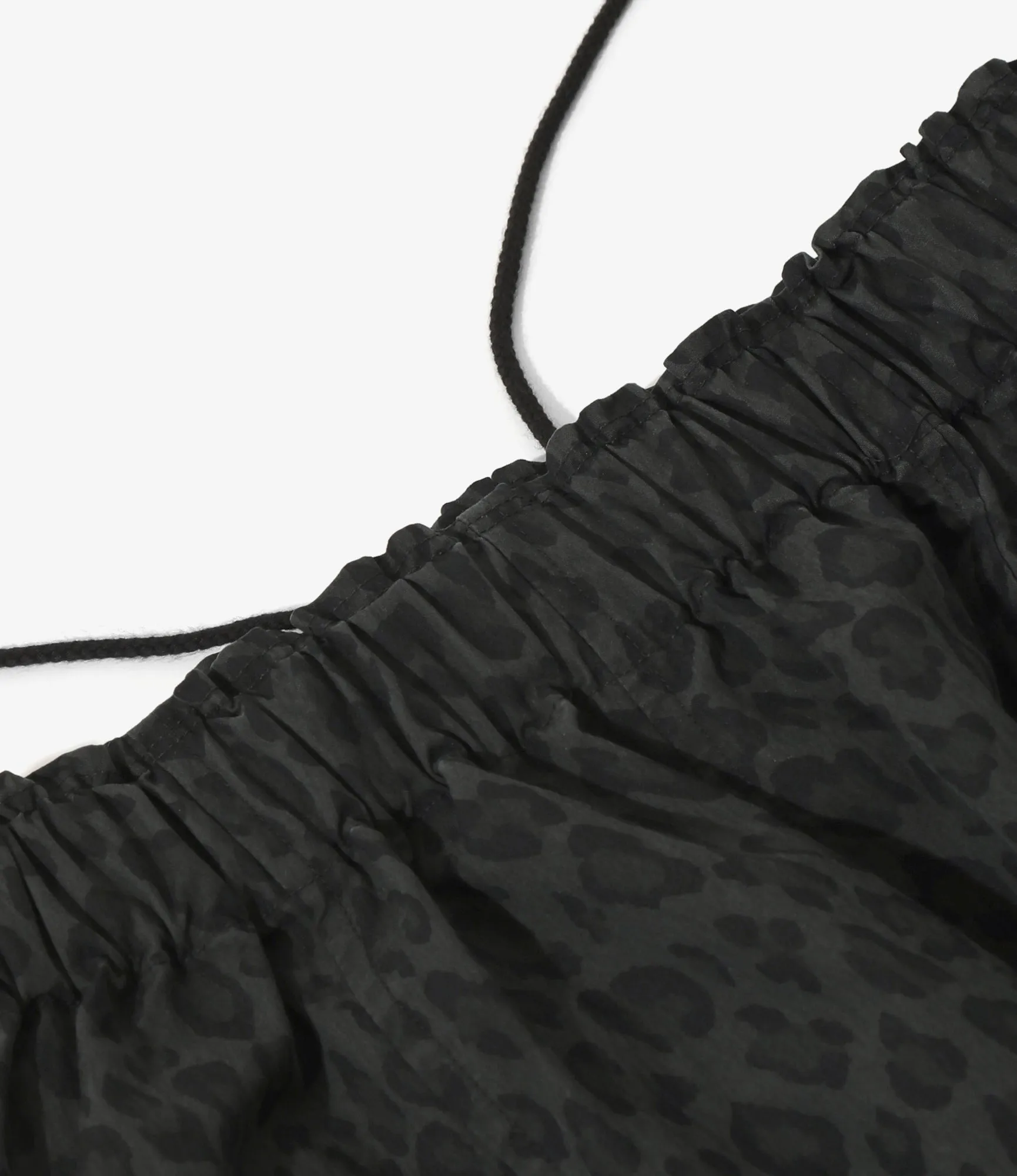 Women's Army String Cropped Pant - Charcoal - C/N Poplin / Leopard sold by South2West8 product image thumbnail 3